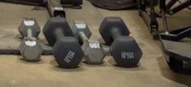 Amazon Basics Neoprene Dumbbell Hand Weights for Exercise and Muscle Toning customer photo 1