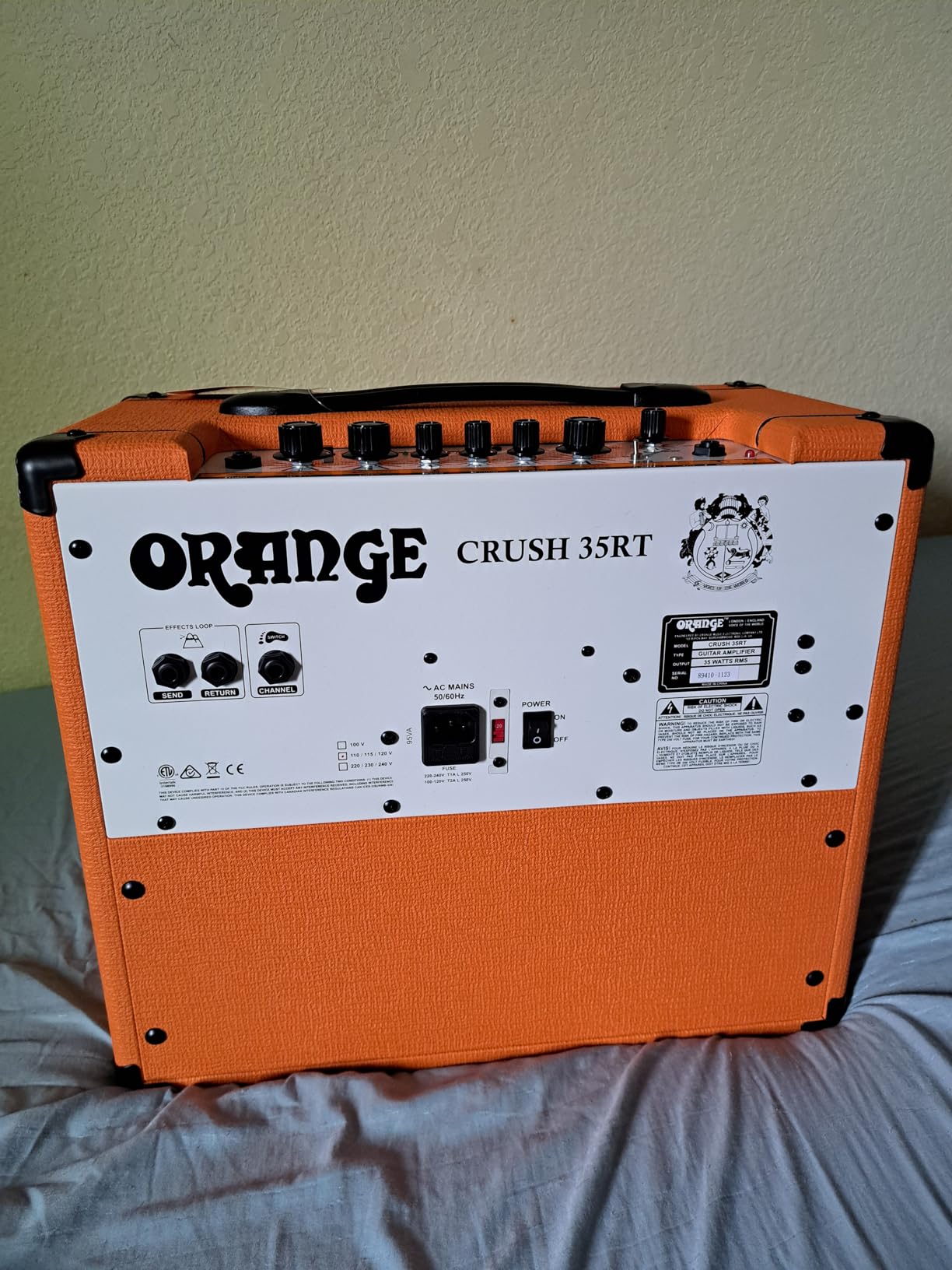 Orange Crush 35 2 Channel Reverb Cab Sim 35 Watts, Orange customer photo 1