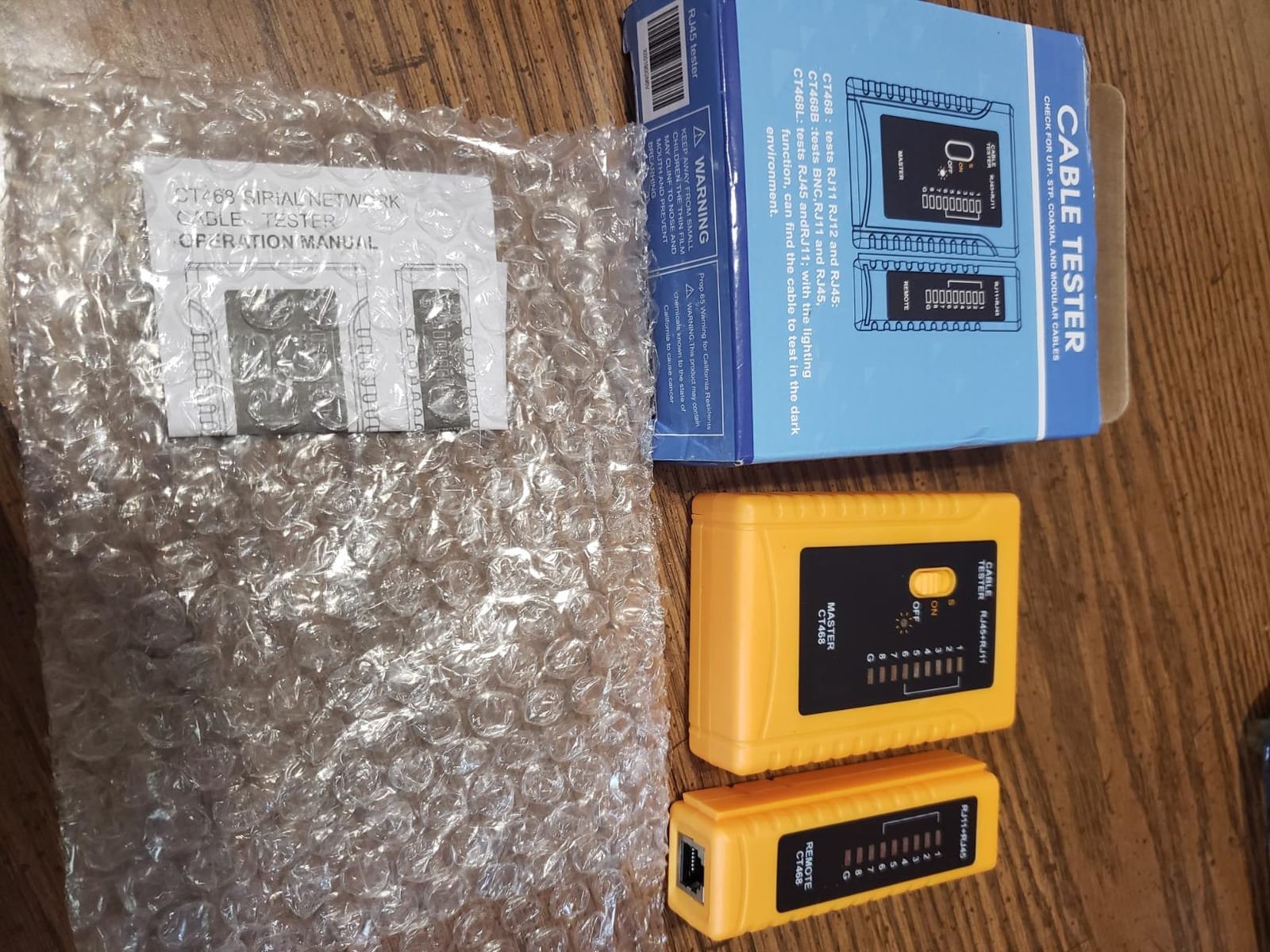 iMBAPrice - RJ45 Network Cable Tester for Lan Phone RJ45/RJ11/RJ12/CAT5/CAT6/CAT7 UTP Wire Test Tool customer photo 2