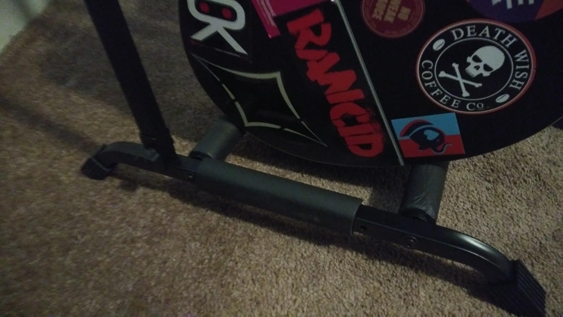 Gator Frameworks Rok-It Folding 3 Guitar Rack Stand (RI-GTR-RACK3) | Fits up to 3 Acoustic, Electric, or Bass Guitars with padded supports and a folding rack that travels and stores easily. customer photo 1