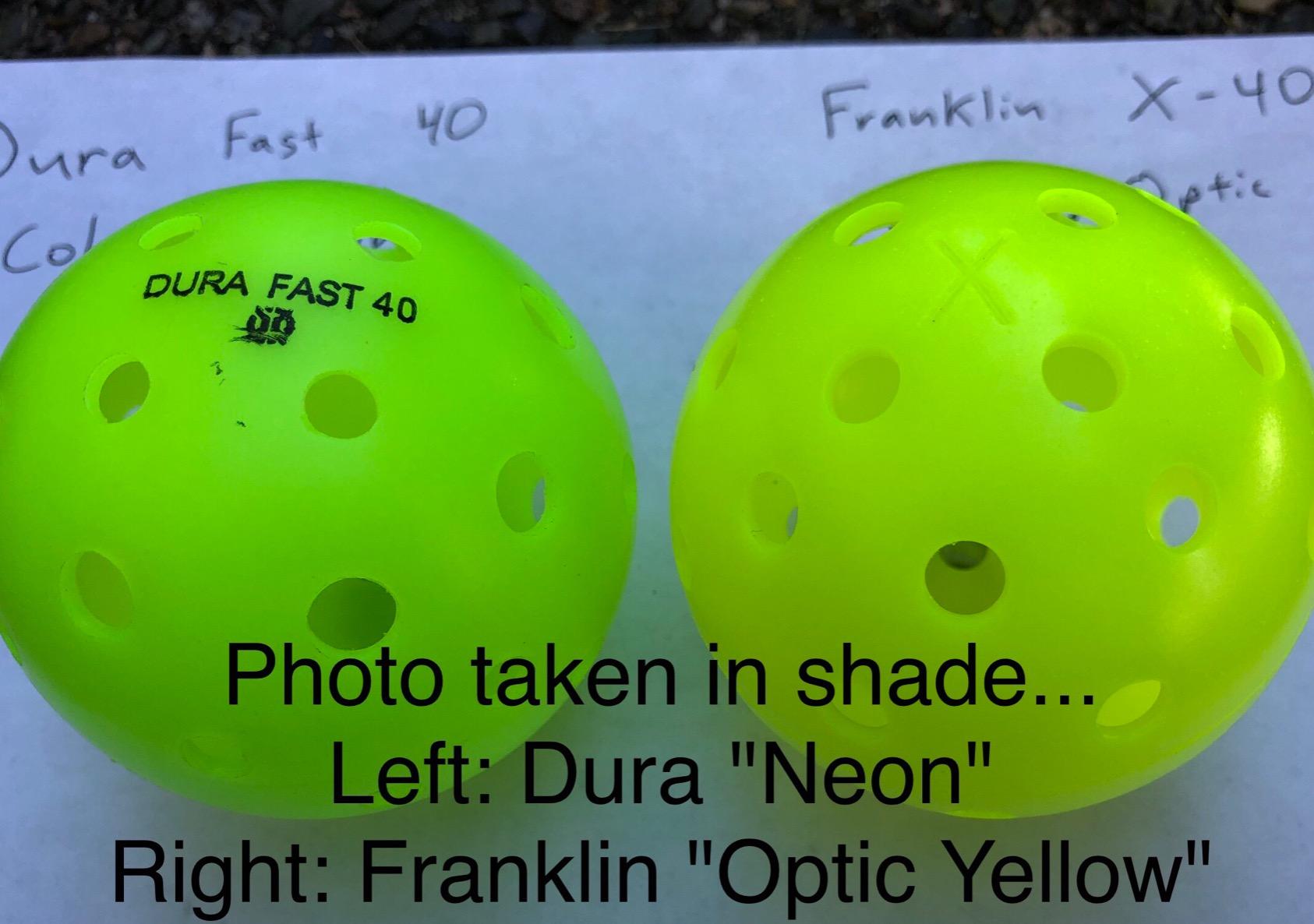 Dura Fast 40 Pickleballs | Outdoor Pickleball Balls | USAPA Approved and Sanctioned for Tournament Play customer photo 1