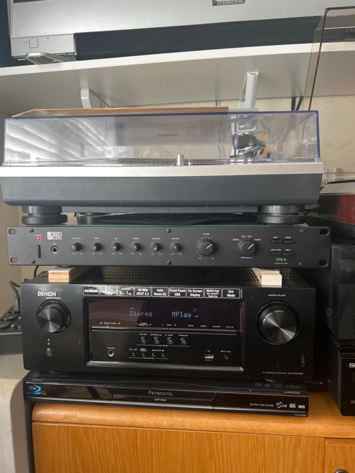 OSD Audio Pre-1 High Definition Preamplifier - Multi Source Select Phono Ready customer photo 1