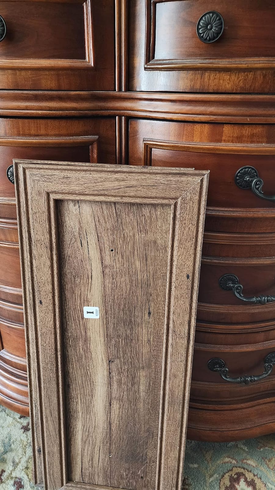 Sauder Palladia 2 Drawer File Cabinet, Lateral Filing Cabinets for Home Office, Hanging File Folders Organizer, Interlocking Drawers, in Vintage Oak Finish customer photo 1
