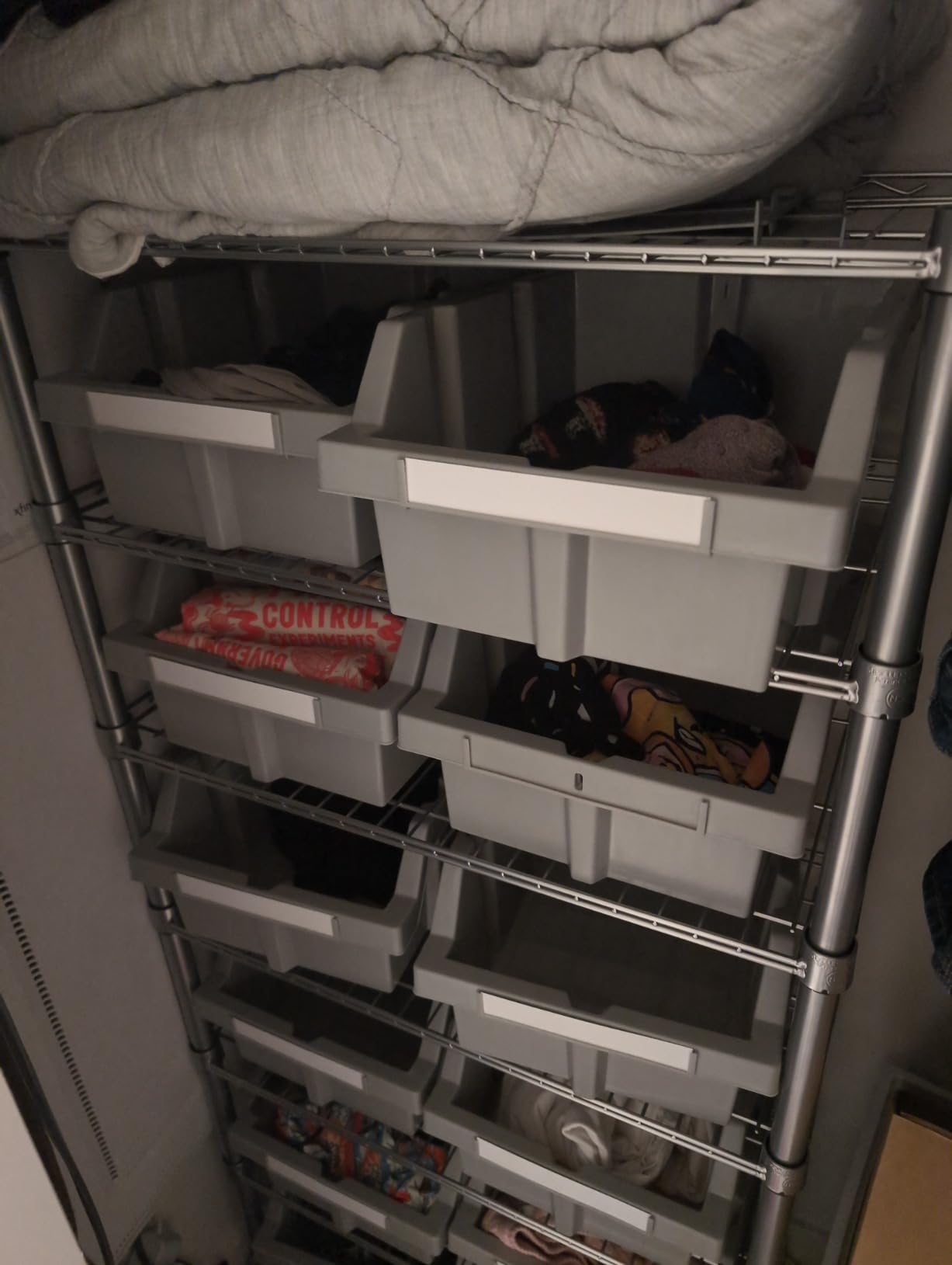 Seville Classics Commercial 7-Tier Platinum/Gray NSF 22-Bin Rack Storage System customer photo 1