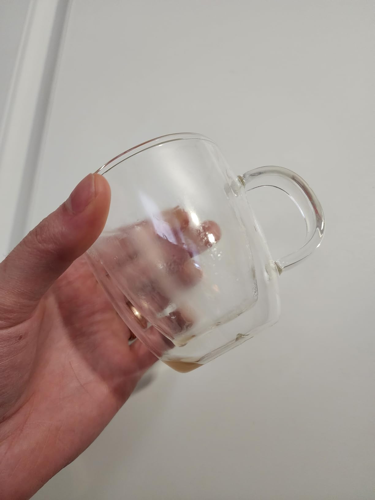 JoyJolt Savor Double Wall Insulated Glasses Espresso Mugs (Set of 2) - 5.4-Ounces customer photo 1