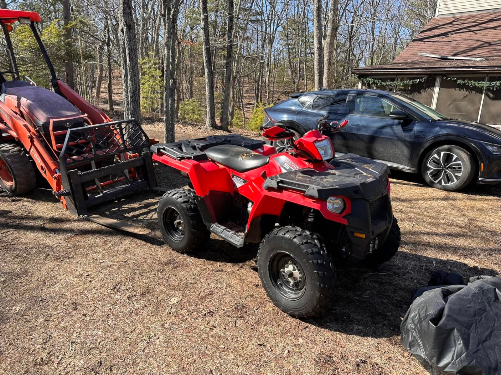 Badass Moto ATV Covers Waterproof Outdoor Heavy Duty, Rip-Resistant, Night-Reflective Quad Cover, 4 Wheeler Cover, Easy-Access Zipper & Vents Four Wheeler Accessories - ATV Gifts, Large 96 Long customer photo 2