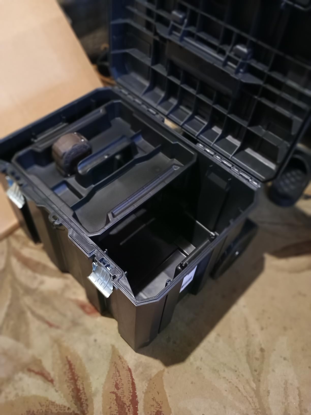 DEWALT Tool Box with Wheels Modular, Large Rolling Tool Box With Telescopic Handle, Portable Carrier Deep Stackable TSTAK Storage (DWST17820) customer photo 1