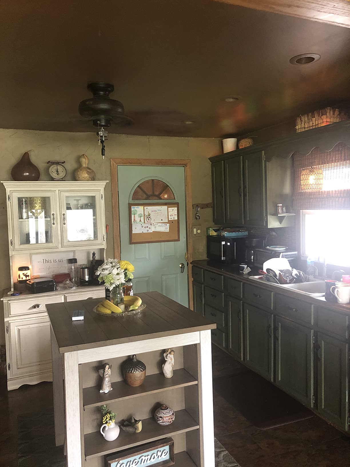 KILZ TRIBUTE Paint & Primer, Interior, Satin, True Teal, 1 Gallon customer photo 2