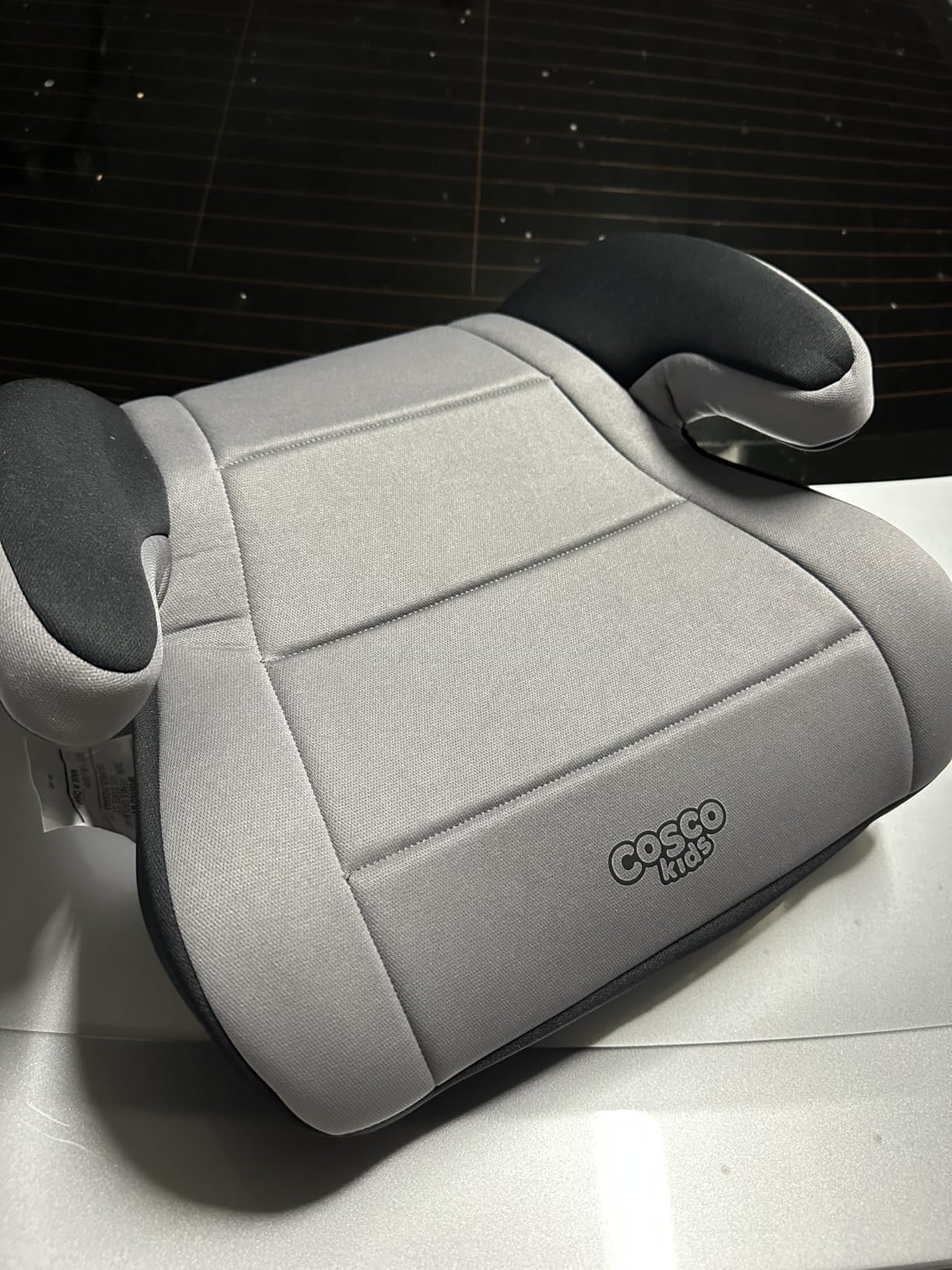 Cosco Topside Backless Booster Car Seat, Lightweight Booster Seats for Cars 40-100 lbs, Backless Booster Seat for Car, Grape customer photo 1
