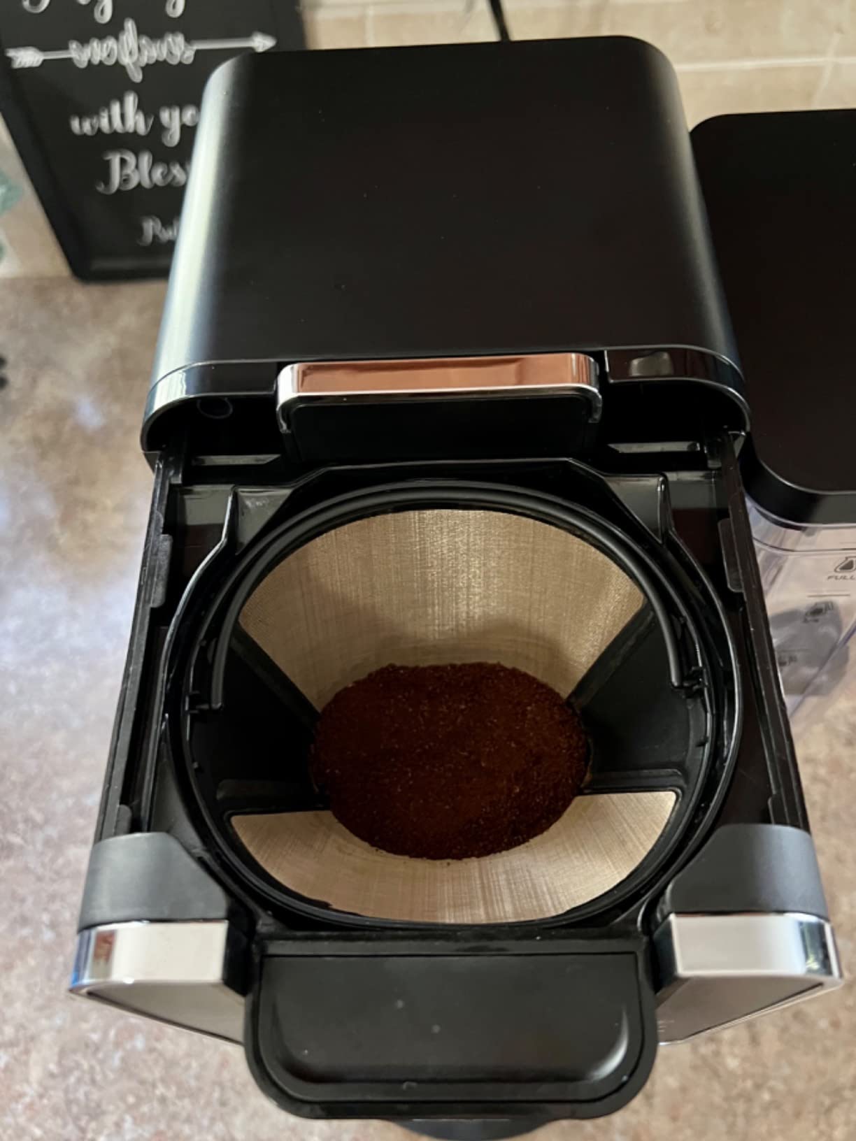 GoldTone Brand (Made in the USA) Reusable No.4 Cone Style Replacement Coffee Filter replaces your Cuisinart Permanent Coffee Filter for Machines and Brewers (1 Pack) customer photo 2