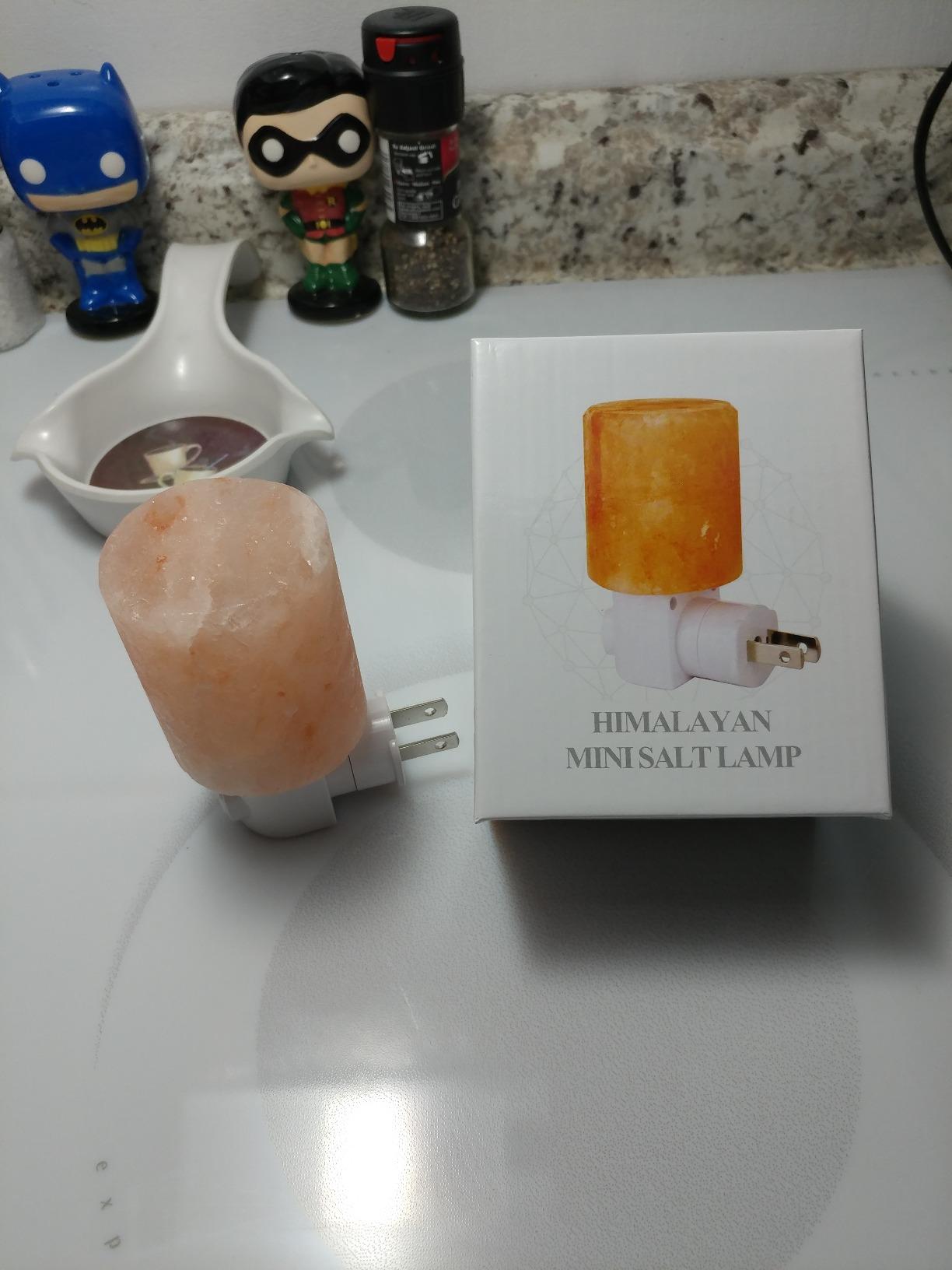 Syntus Himalayan Salt Lamp | Natural, Himalayan Salt Lamp, UL Listed Plug, Air Purifying, Decoration, Wall Light, Bulb Replacement, Durability customer photo 2