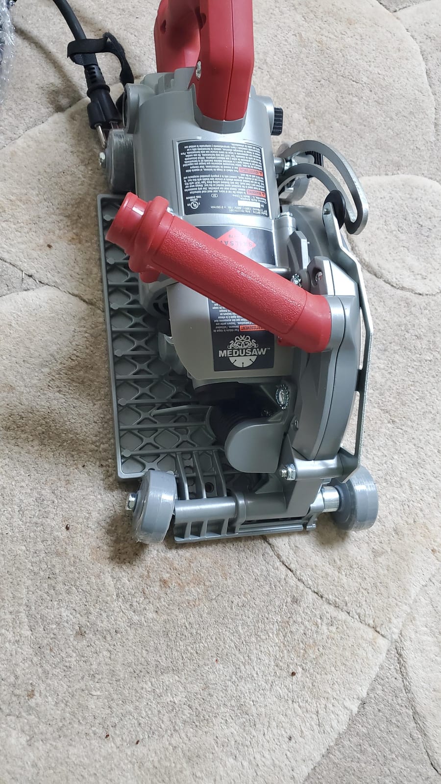 SKILSAW SPT79-00 15-Amp Medusaw Worm Drive Saw for Concrete, 7