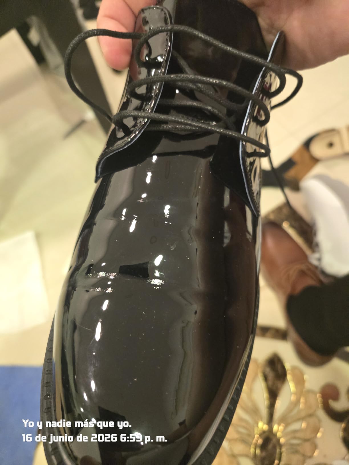 Bruno Marc Men's Business Shoes Derby Lace-Up Shoes Suit Shoes Leather with Oxford Lining | Cushioned Latex Insole,Wear-Resistant TPR Outsole,Classic Derby Shoes for Business,Wedding & Daily Wear customer photo 2