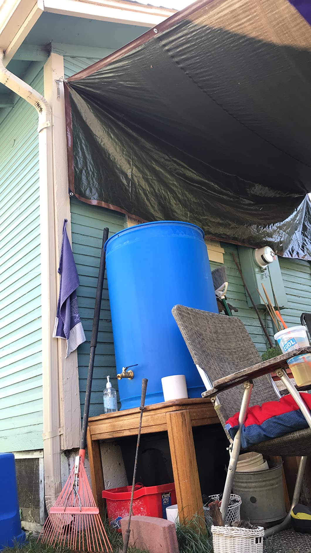 Augason Farms lon Water Storage Barrel - BPA-Free Plastic Barrel 55-Gallon customer photo 1