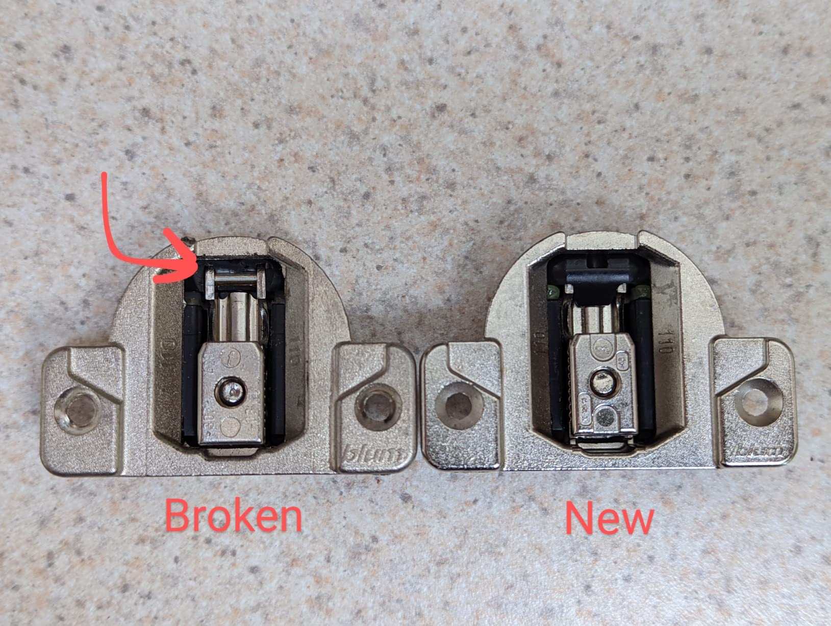 Blum 110 Degrees Screw On Self Closing Compact 33 Hinge Pack of 8 customer photo 2