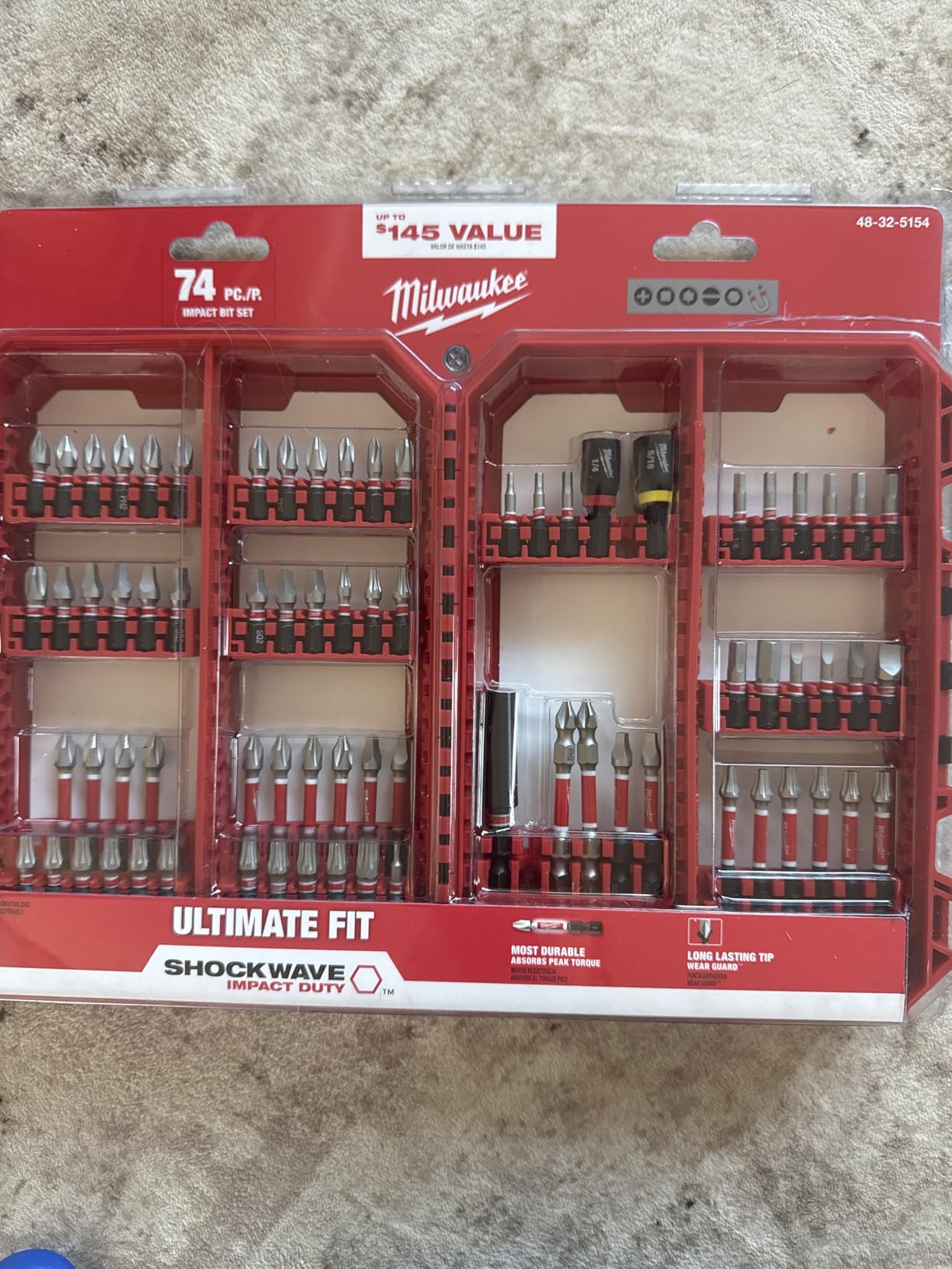 Milwaukee Shockwave Impact Driver Bit Set (74 Piece) 48-32-4062 customer photo 1