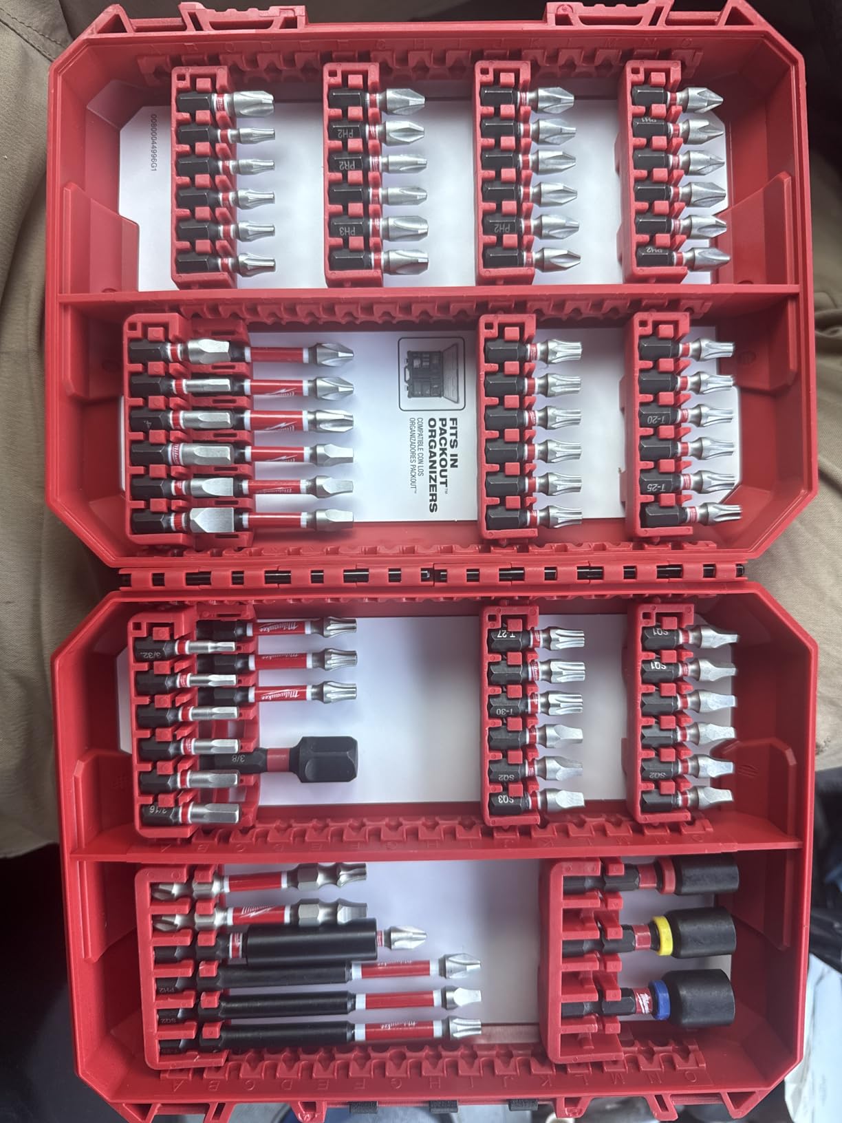 Milwaukee Shockwave Impact Driver Bit Set (74 Piece) 48-32-4062 customer photo 2
