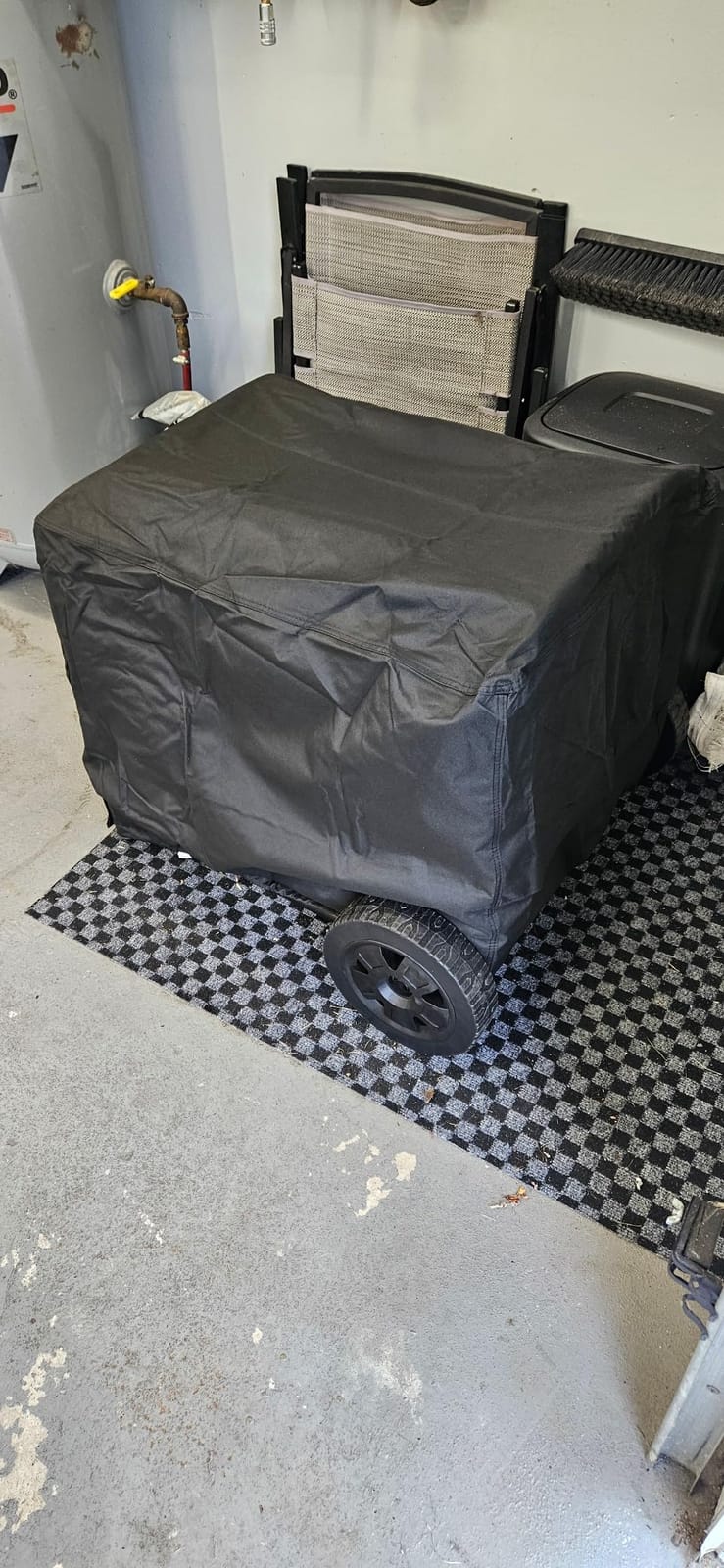 Porch Shield Generator Cover for 5500-15000W, 38 x 28 x 30 inch, Black | Heavy Duty 600D Poly, Fit Gas Inverter Generator, All Weather Protection customer photo 1