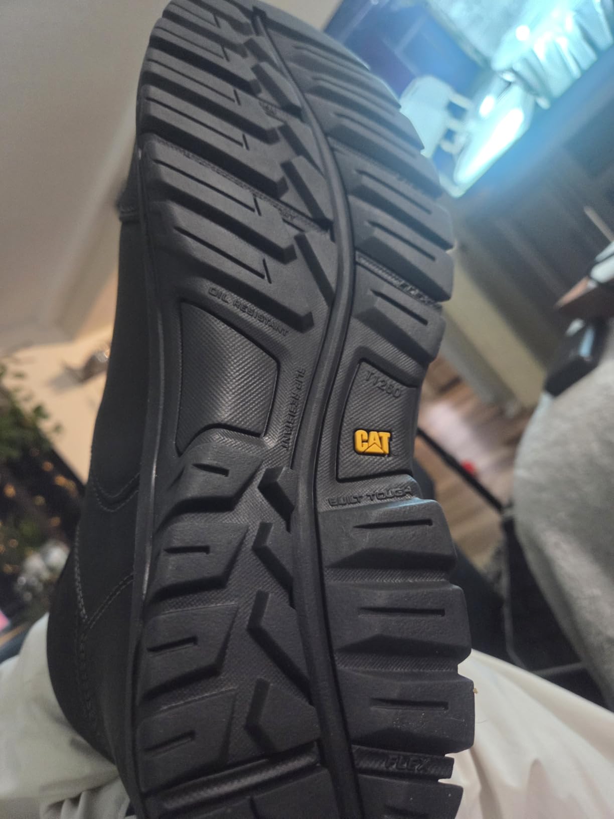 CAT Men's Threshold Waterproof Steel Toe Work Boot customer photo 2