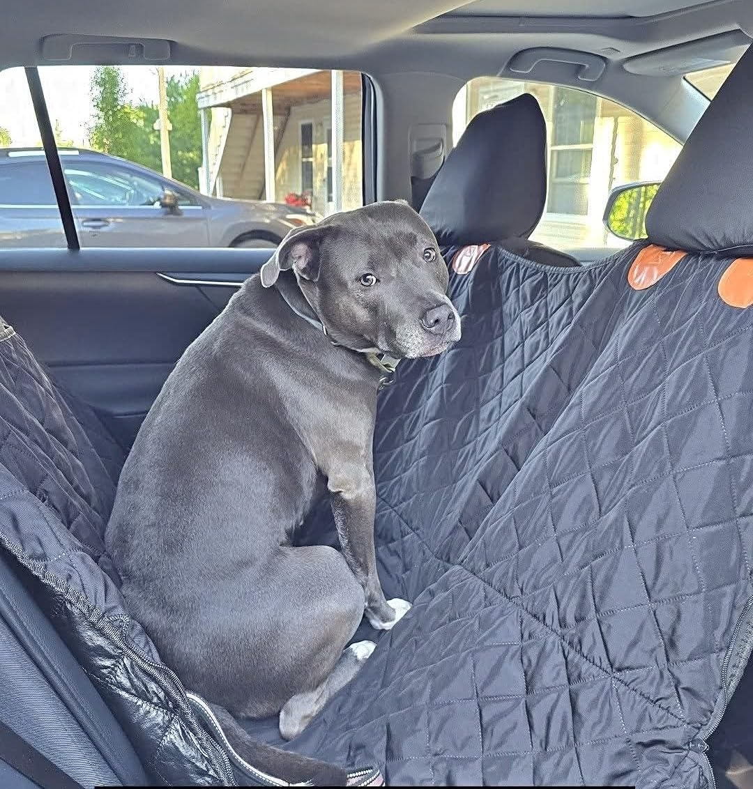 URPOWER Dog Car Seat Cover for Back Seat, Waterproof Hammock for Car & SUV customer photo 1