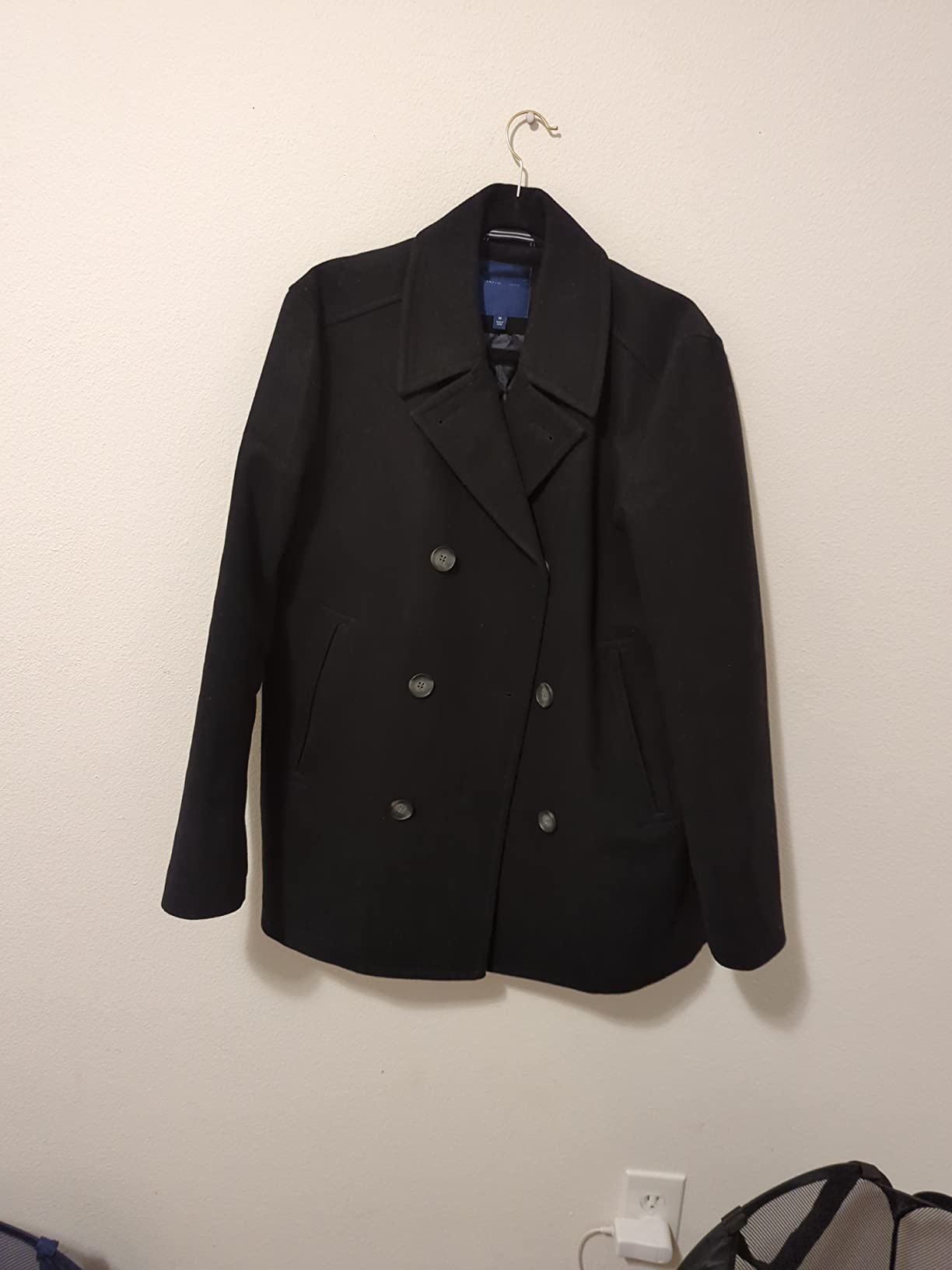 Nautica Men's Wool Blend Peacoat – Double-Breasted Winter Coat, Regular, Big & Tall Sizes customer photo 1