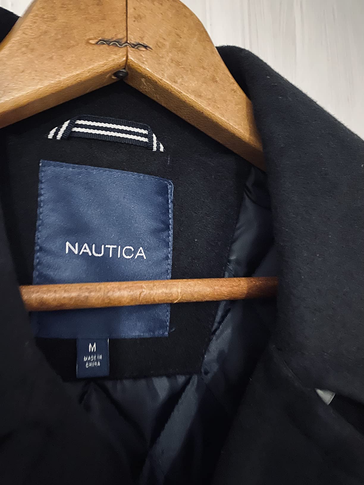 Nautica Men's Wool Blend Peacoat – Double-Breasted Winter Coat, Regular, Big & Tall Sizes customer photo 2