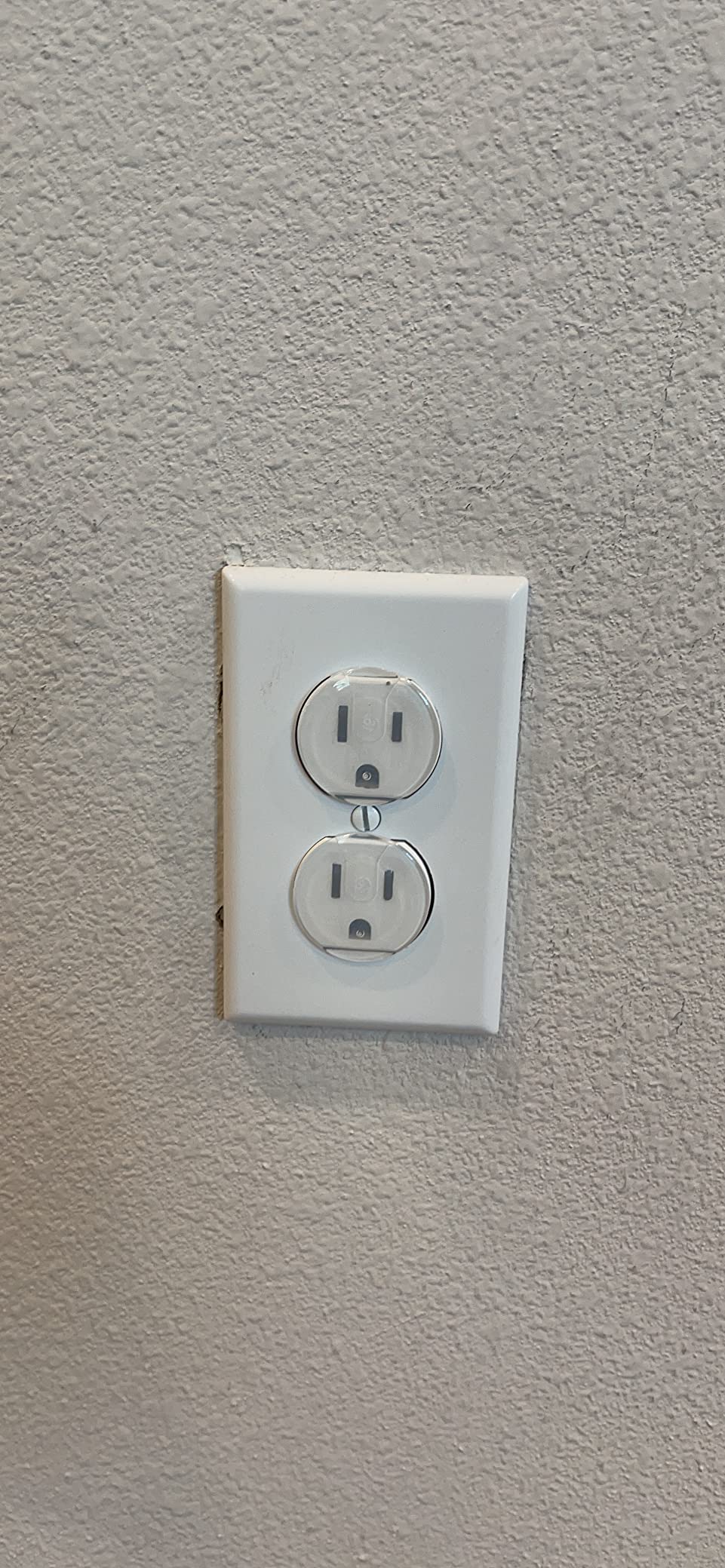 Jool Baby Outlet Covers (32 Pack) for Child Safety - Easy Adult Removal, Plug Protectors for Baby Proofing Electric Sockets - Transparent Design customer photo 2