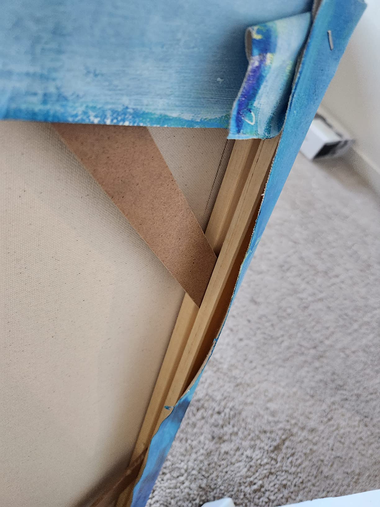DIY Solid Wood Canvas Frame Kit with Stretch Bar - Customized Wooden Art Frames for Paintings - Easy-to-Build Canvas Stretching System - Wall Art & Oil Painting Accessories (36