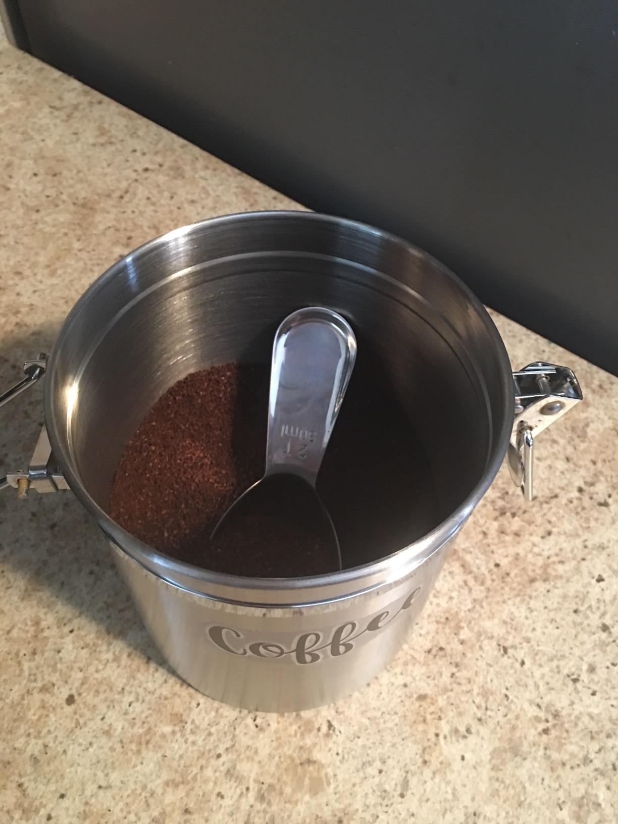 Mixpresso Coffee Canister, Airtight Coffee Bean Storage Container 16oz customer photo 2
