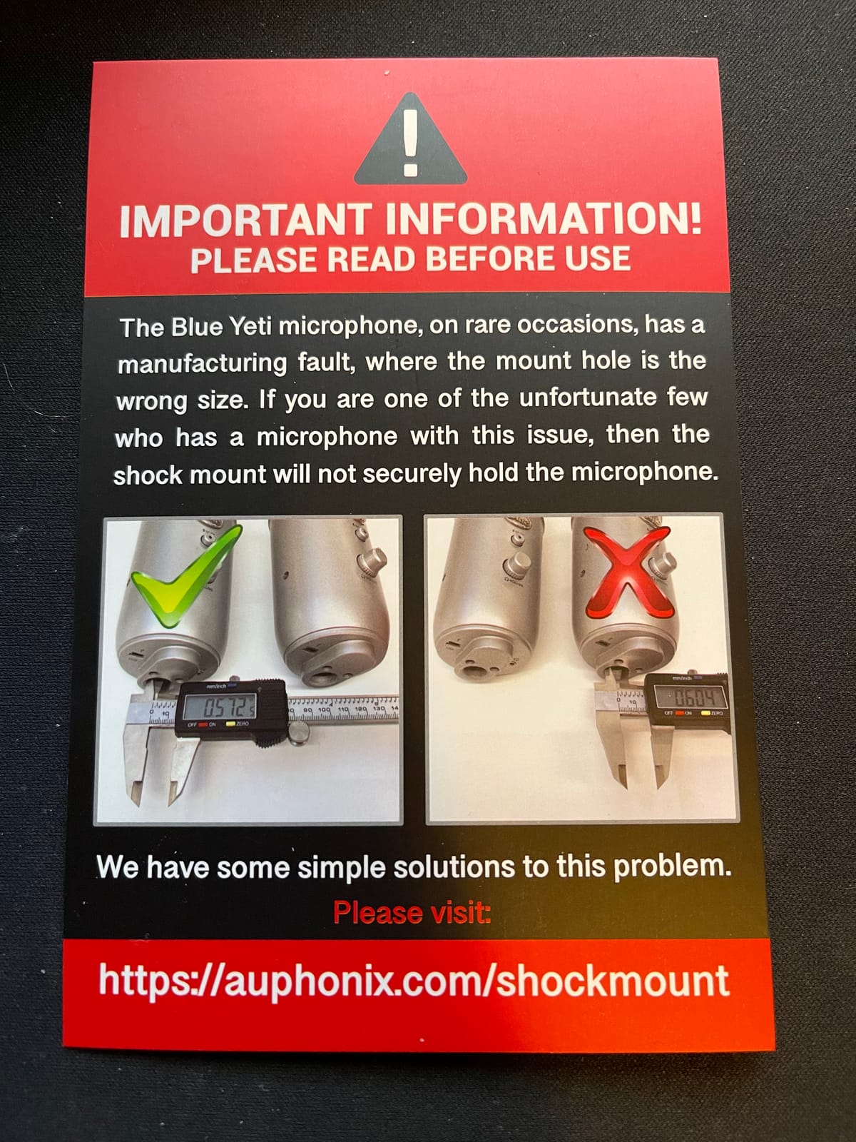 Pro Microphone Shock Mount - Mic Holder Compatible w/Blue Yeti, Snowball & Pro Microphones customer photo 2