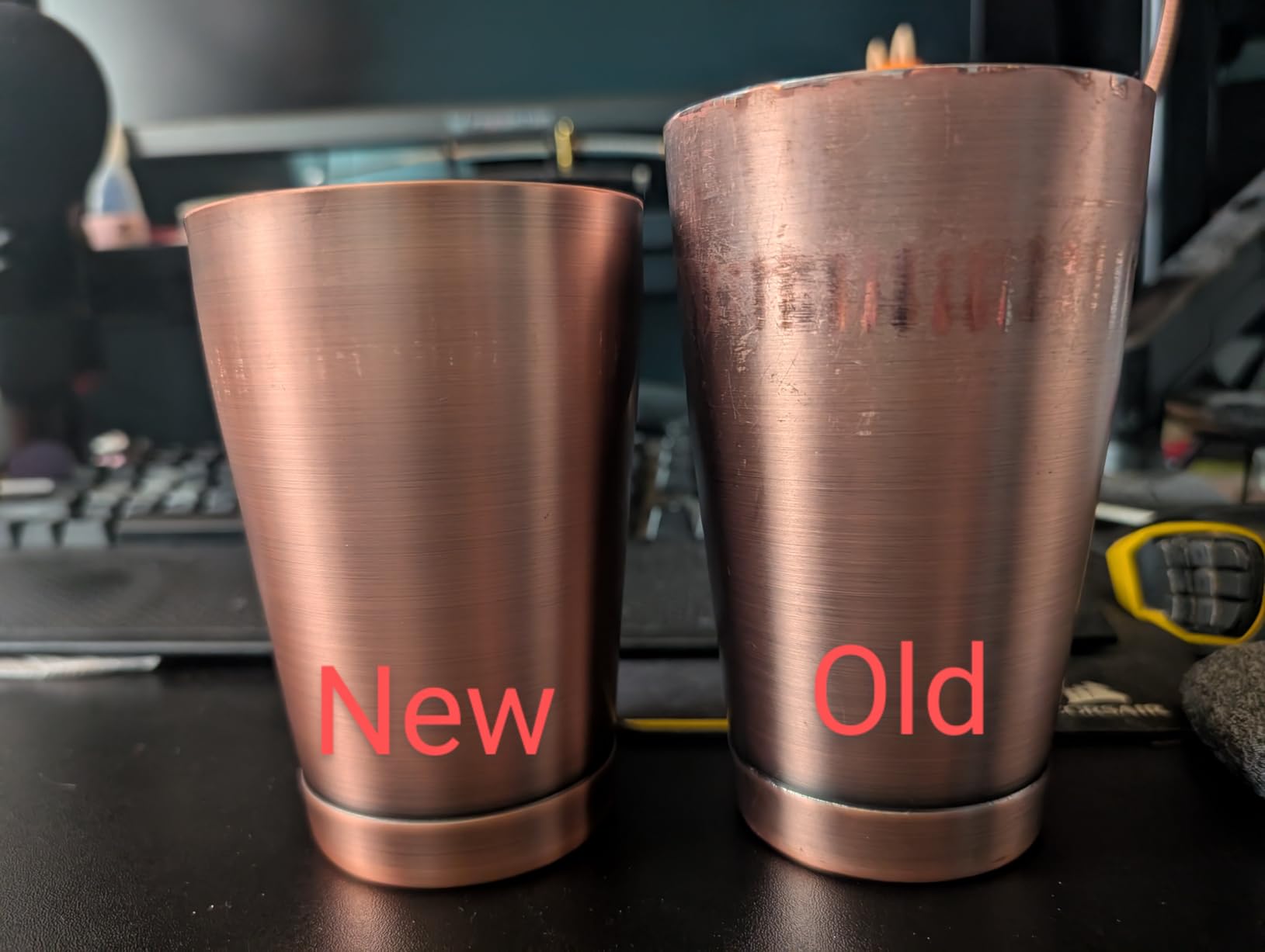 Barfly Shaker Cocktail Tin, Set (18 oz and 28 oz), Stainless Steel,M37009 customer photo 2