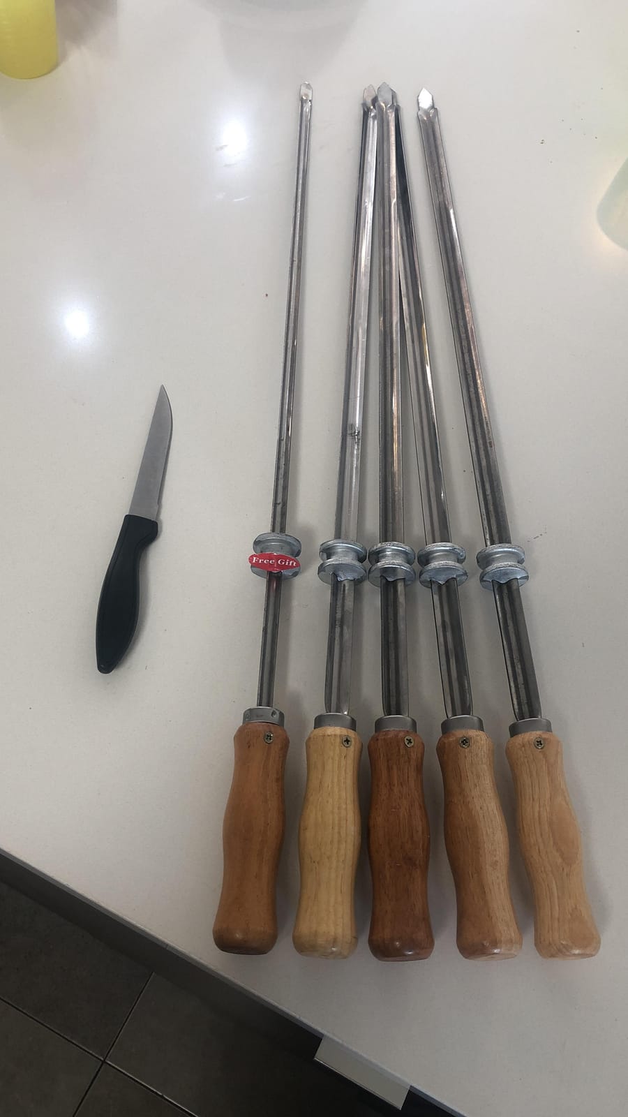 Medium Cuts - Set of 4 Brazilian Skewers for BBQ 28