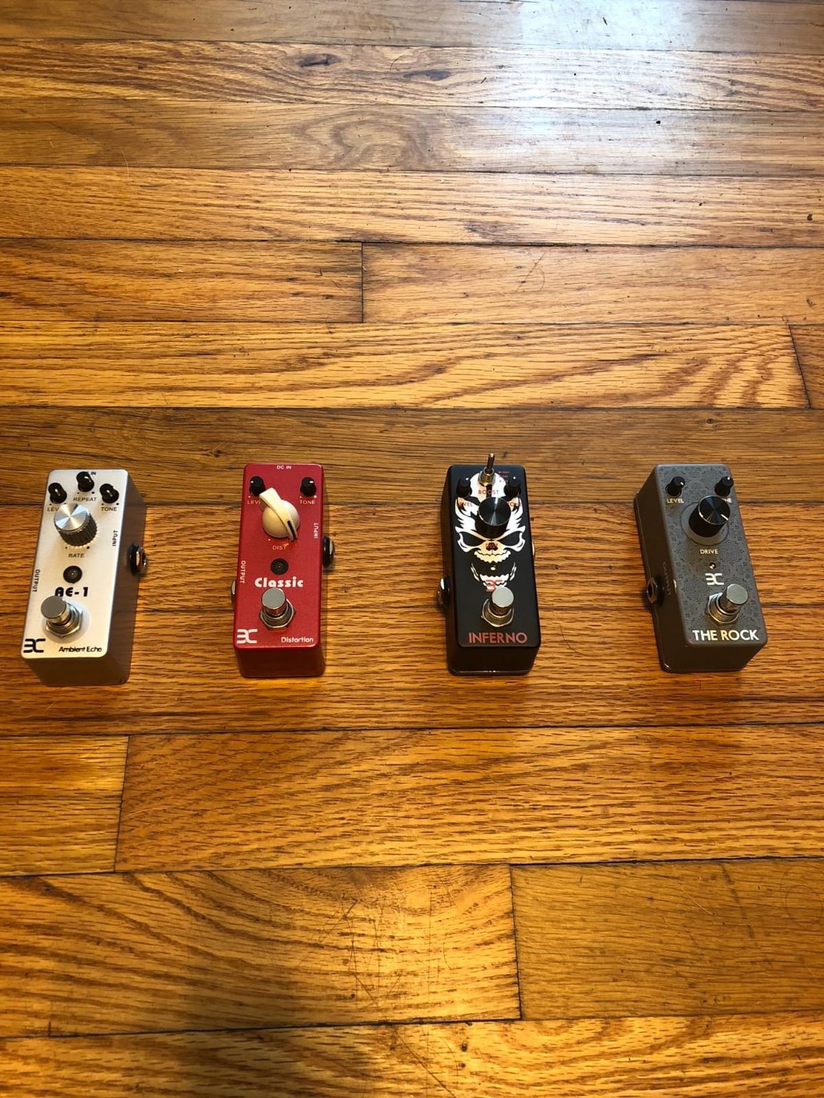 EX Inferno Death Metal Distortion Guitar Pedal, High-Gain Electric Guitar Effects Mini Pedal, with 3-Mode Boost Switch, True Bypass customer photo 2