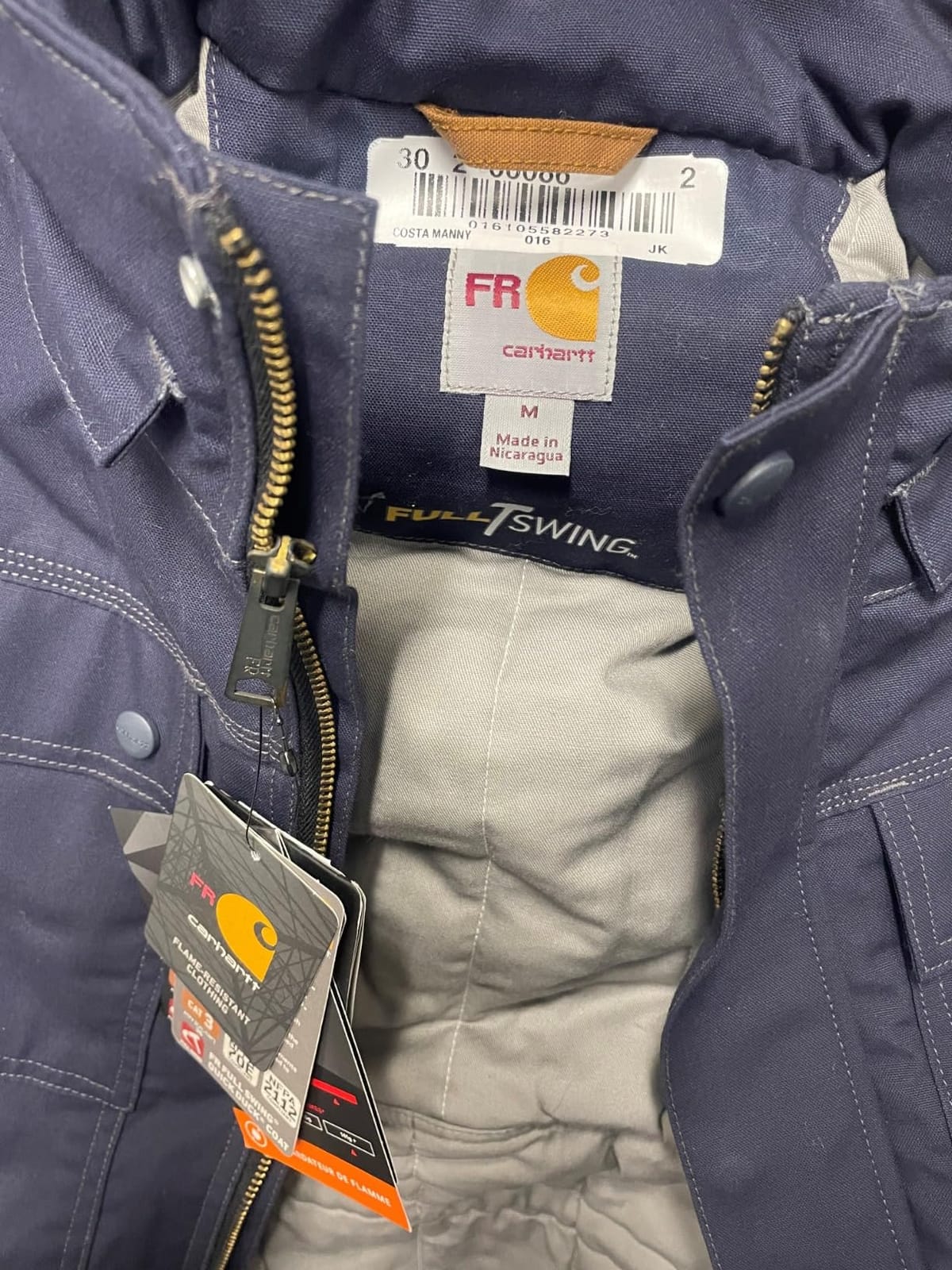 Carhartt Men's Flame Resistant Full Swing® Relaxed Fit Quick Duck Insulated Coat customer photo 1