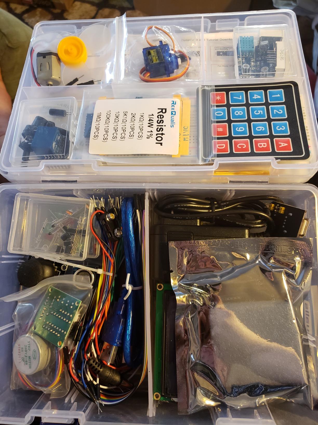 REXQualis Super Starter Kit Based on Arduino UNO R3 with Tutorial and Controller Board Compatible with Arduino IDE customer photo 1