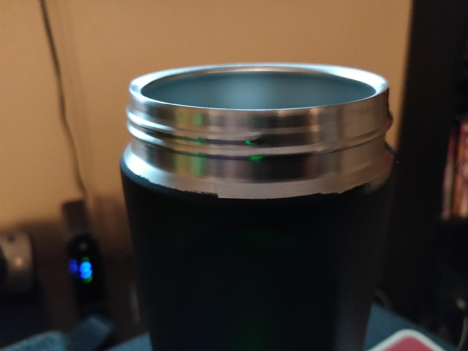 BlenderBottle Radian Stainless Steel Shaker Bottle 26 oz Black | Leak-Proof | Blenderball Whisk Technology | Double-Wall Insulated | Protein Shakes | Supplements | Hydration customer photo 2
