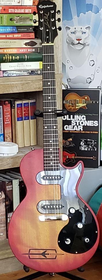 Epiphone ENOLPACH1 Solid Body Electric Guitars Les Paul SL, Pacific Blue customer photo 1