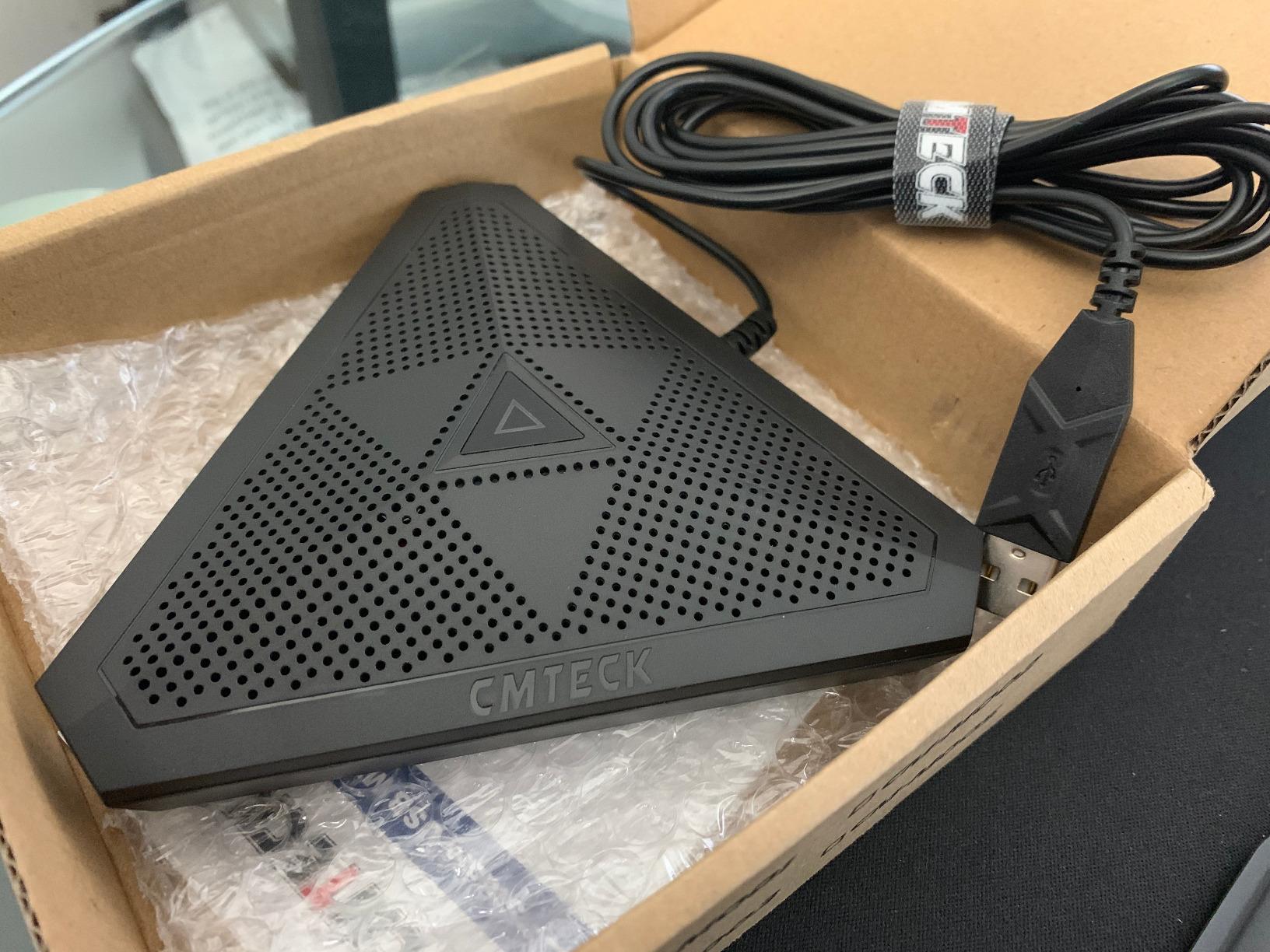 CMTECK Conference USB Microphone, Plug-and-Play Omnidirectional Desktop Mic customer photo 2