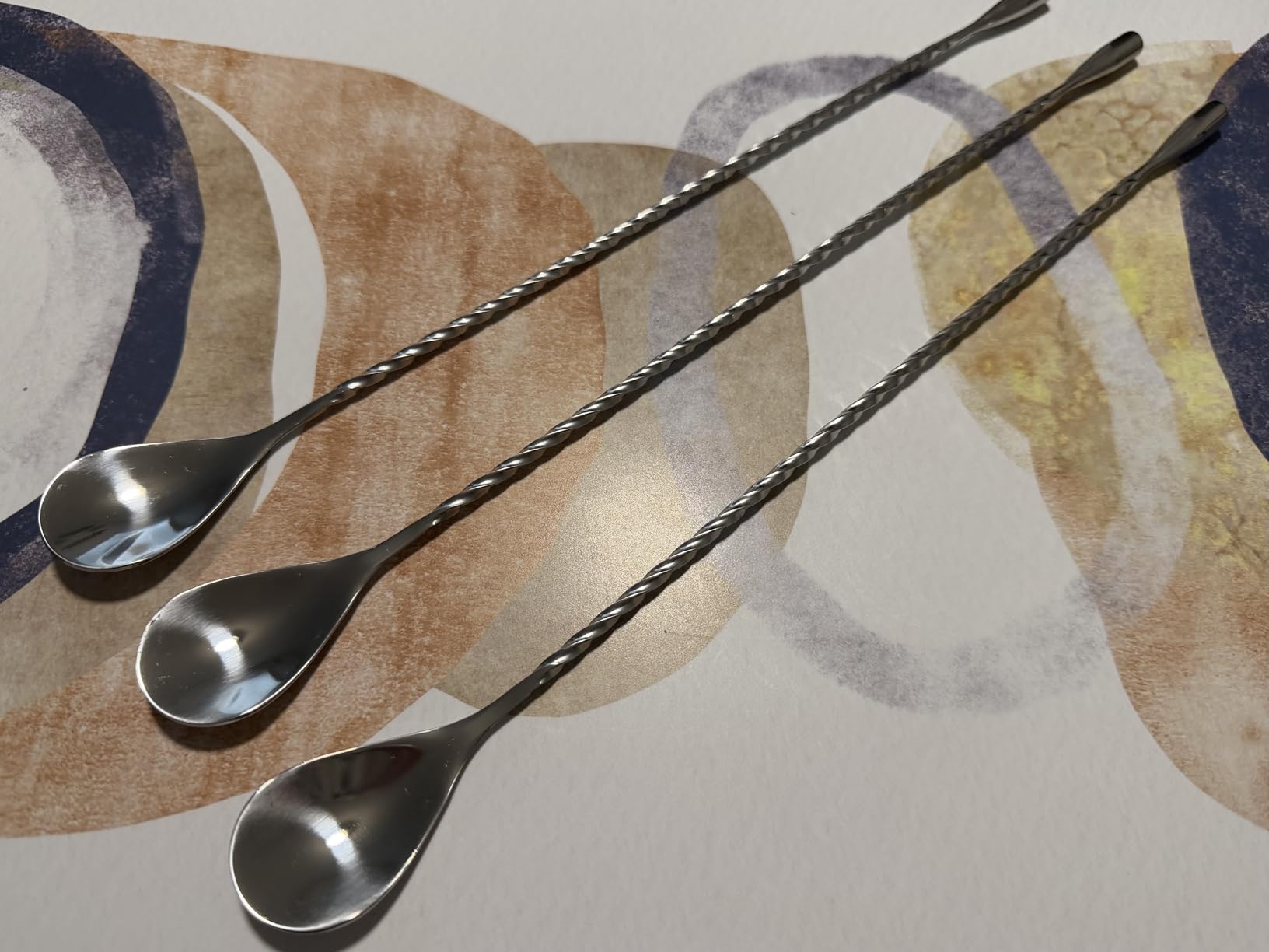 4 Pcs Bar Spoon Set, 12