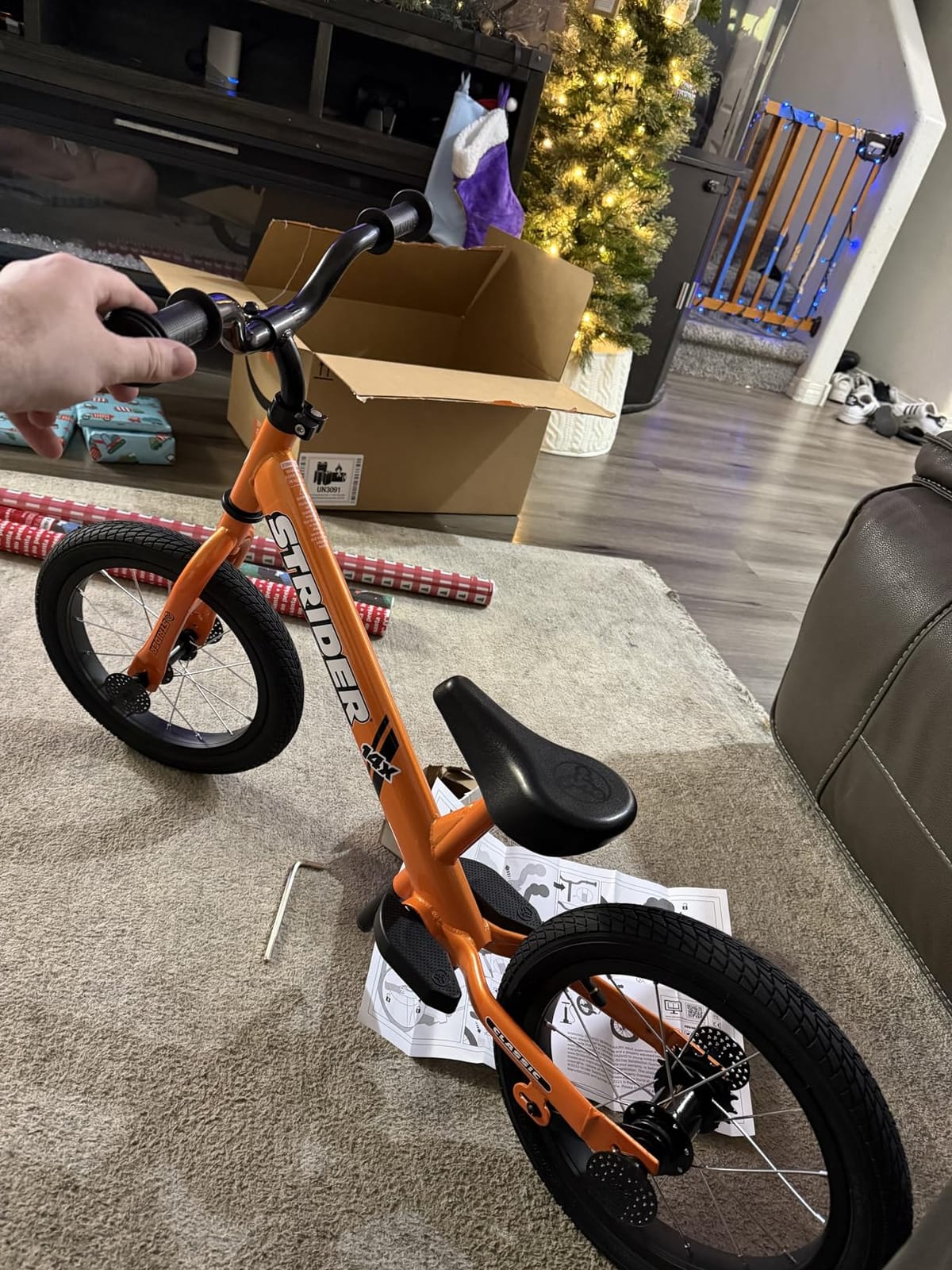 Strider 14x Classic Balance Bike for Kids Ages 3–6 Years, Awesome Blue customer photo 1