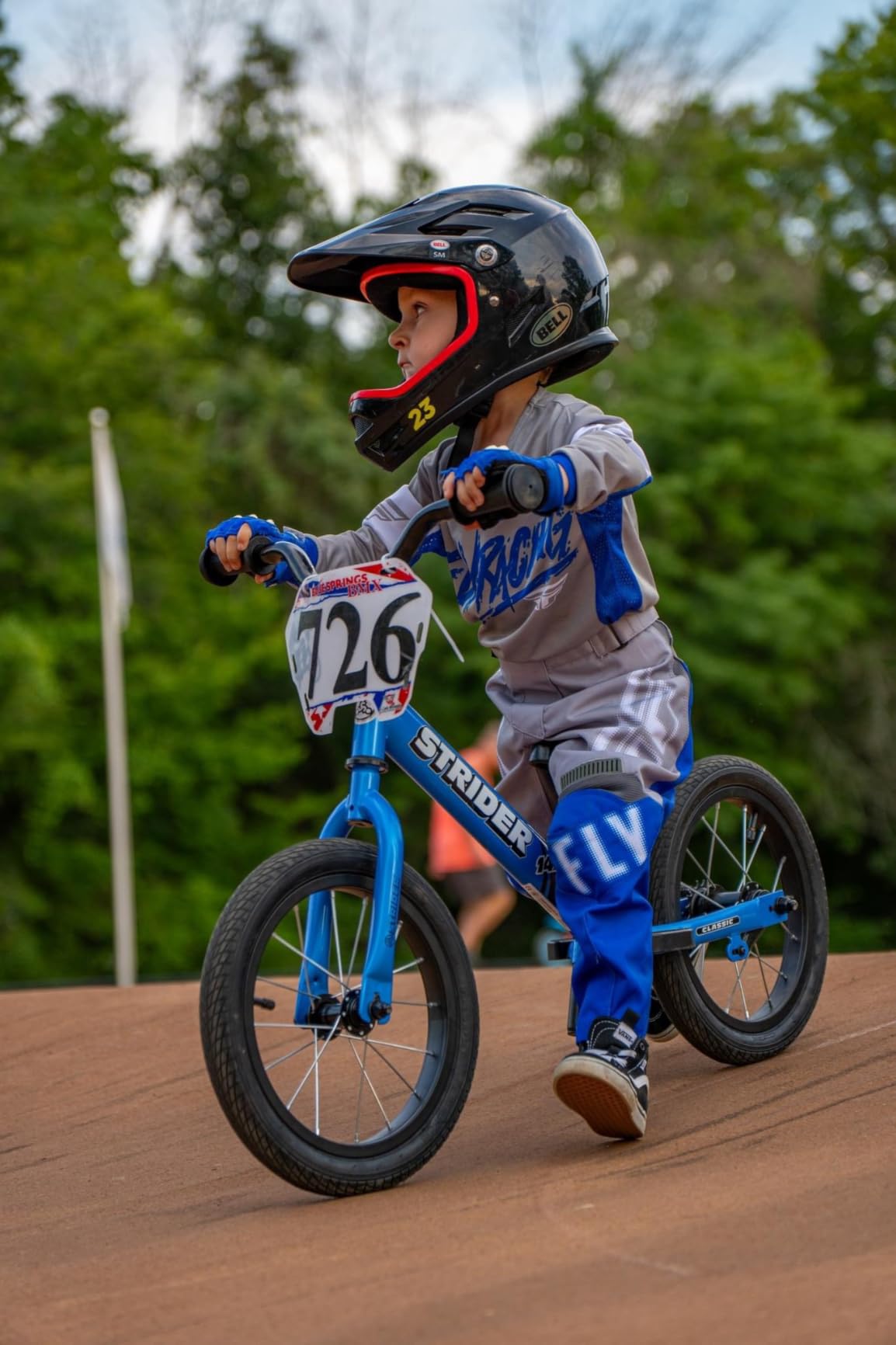 Strider 14x Classic Balance Bike for Kids Ages 3–6 Years, Awesome Blue customer photo 2