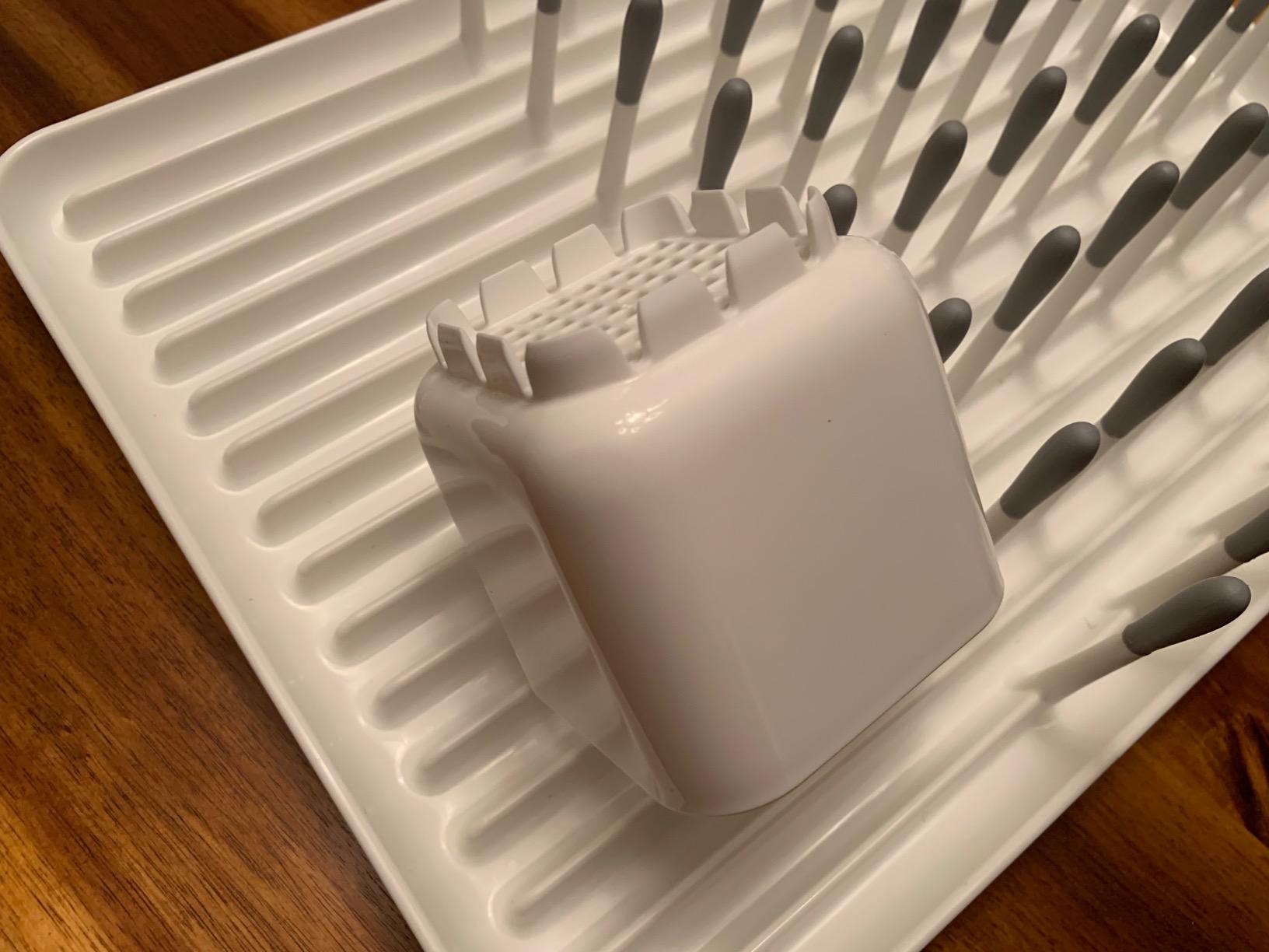 OXO Tot Baby Bottle Drying Rack with Drain Board, Portable Drying Rack customer photo 1