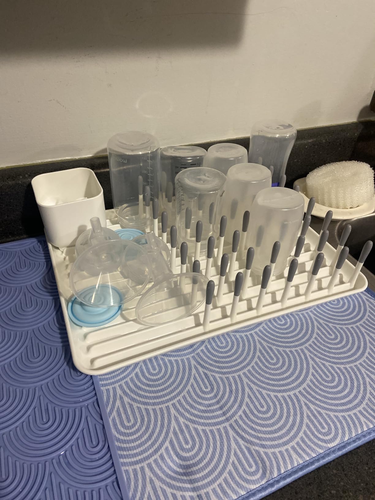 OXO Tot Baby Bottle Drying Rack with Drain Board, Portable Drying Rack customer photo 2