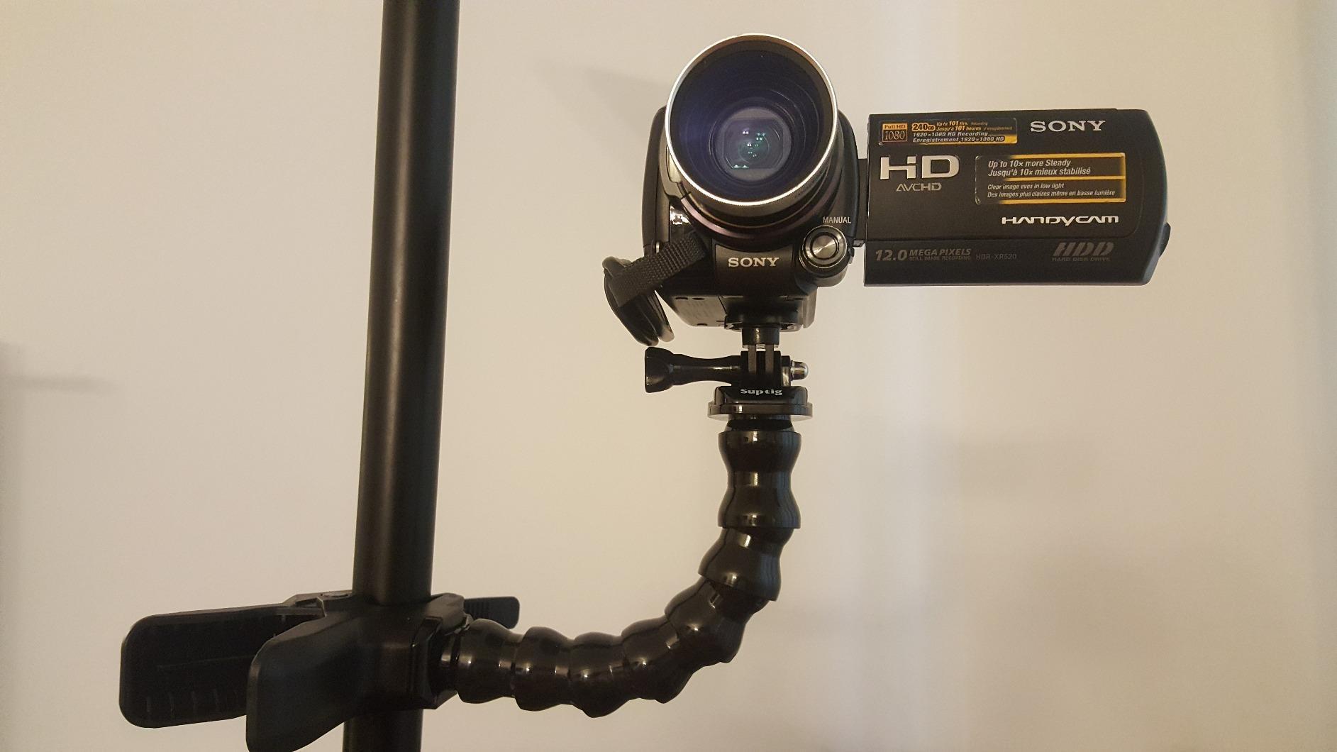 Suptig Jaws Flex Clamp Mount Gooseneck Mount for GoPro Mission Pro Gopro Hero 13 Hero 12 Hero 11 Hero 10 Hero 9 Hero 8 Hero 7 Hero 6 Hero 5 Hero 4 Session Hero 3 Akaso DJI osmo Arlo Action Camera. customer photo 1
