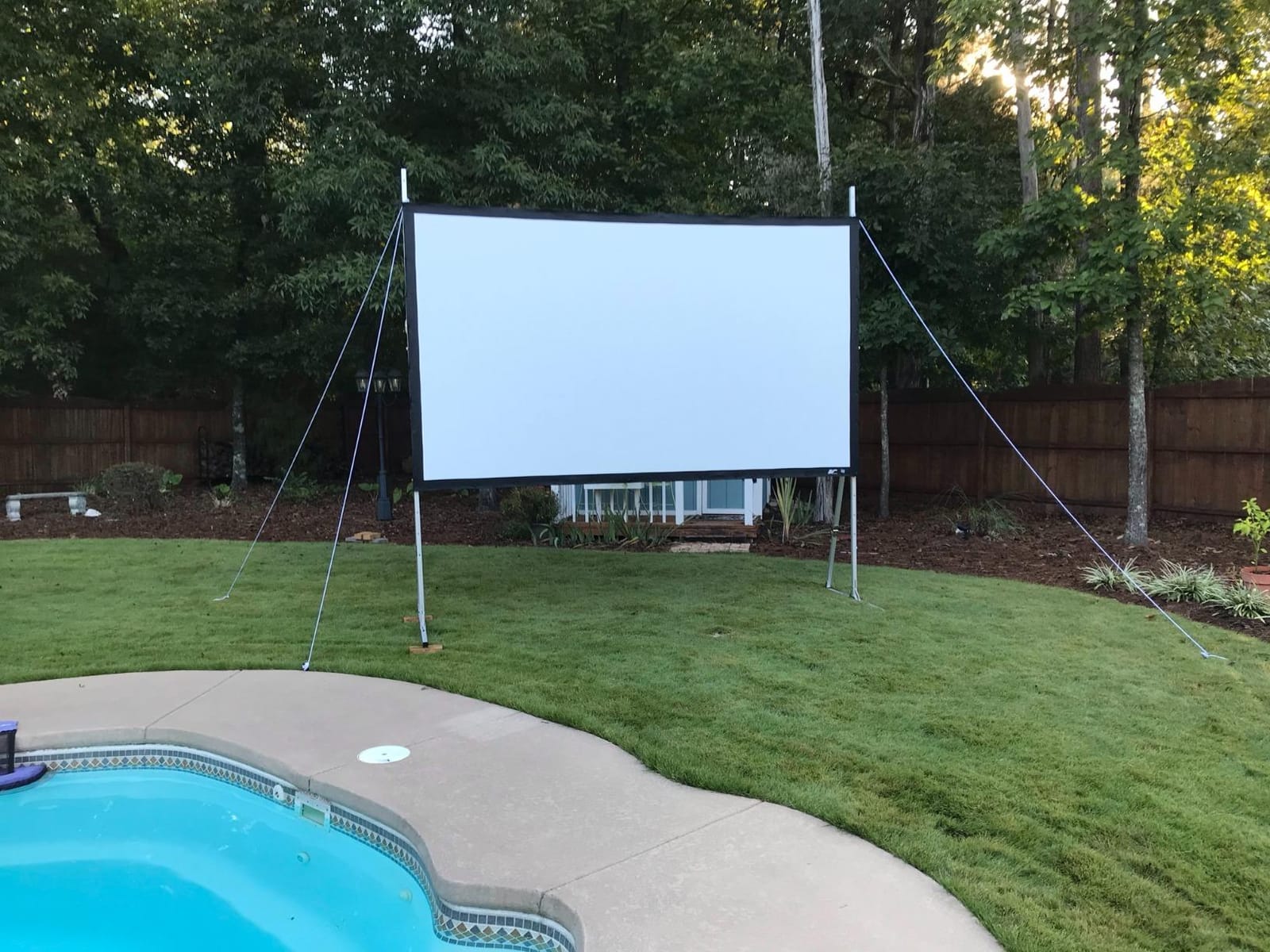 Elite Screens Yard Master Plus, 100-INCH 16:9, 8K 4K Ultra HD 3D Ready Indoor/Outdoor Portable Home Movie Theater Projector Screen, Front Projection - OMS100H2PLUS | US Based Company 2-YEAR WARRANTY customer photo 2