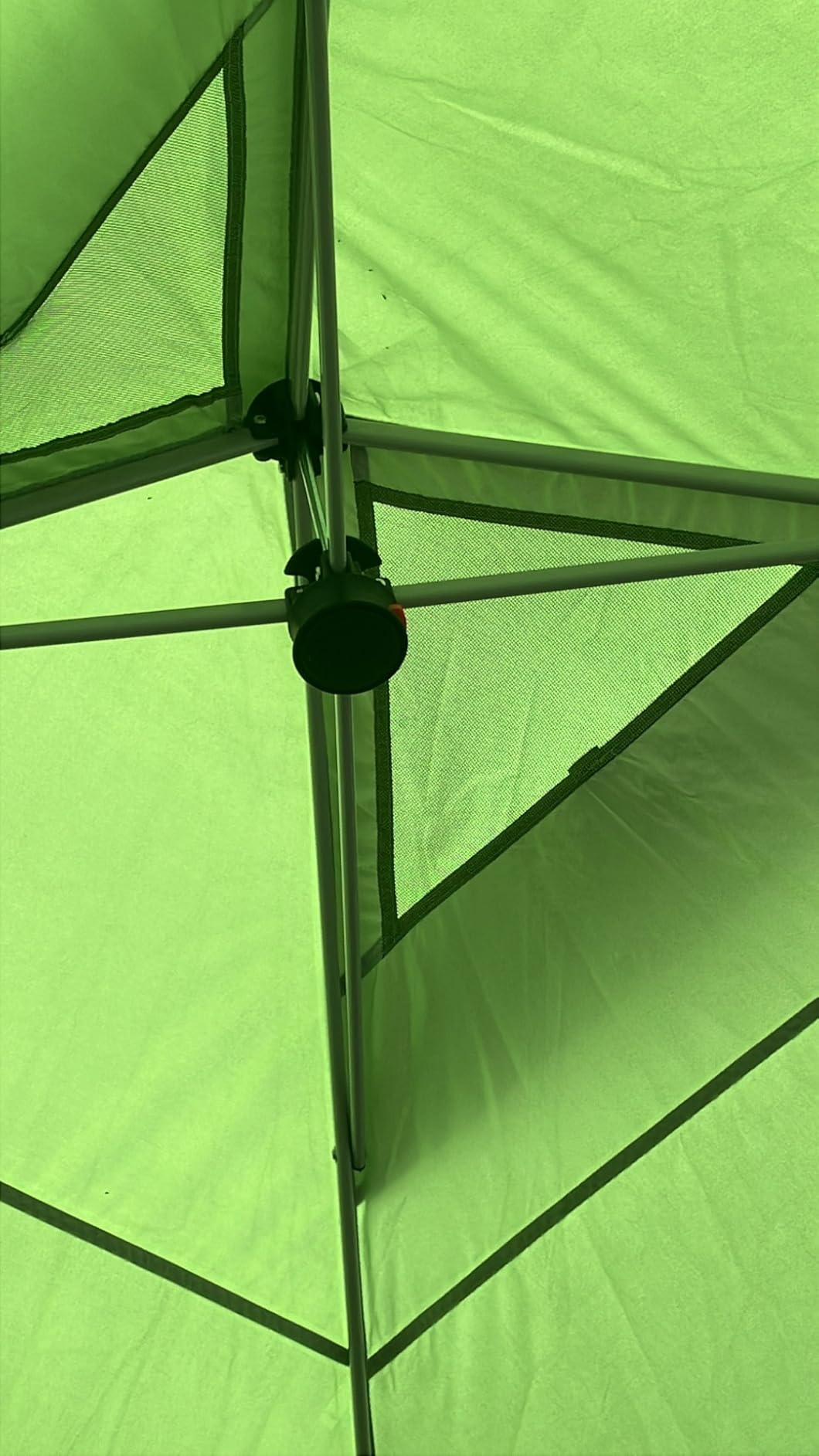 CROWN SHADES 10x10 Pop Up Canopy Tent with One Push Setup, Grid White customer photo 1