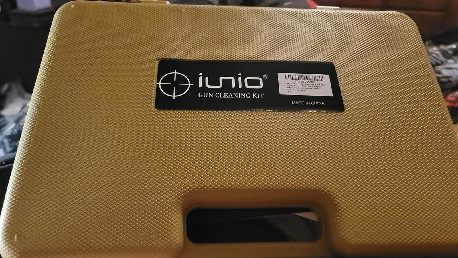 iunio Gun Cleaning Kit, Universal Gun Cleaning Kit for All Caliber Shotgun Pistol Rifle Cleaning Kit with Mat Portable Case customer photo 1