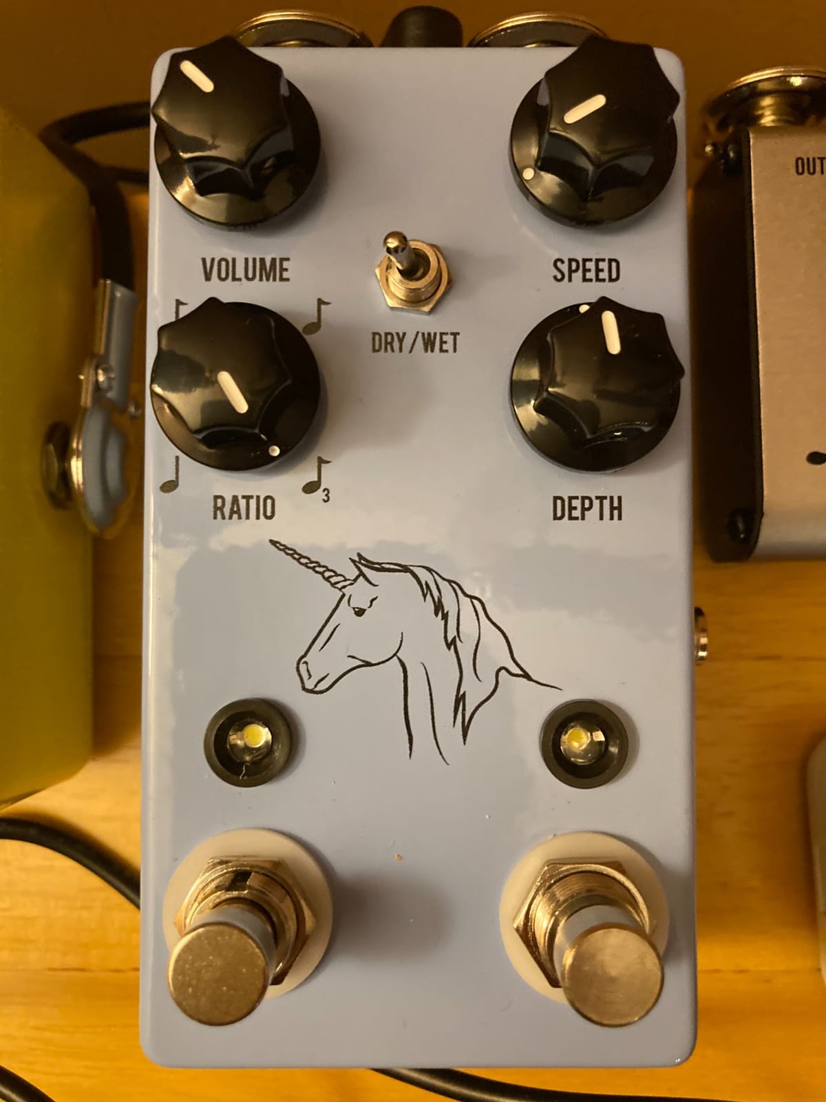 JHS Pedals JHS Unicorn V2 Analog Univibe with Tap Tempo Guitar Effects Pedal customer photo 1
