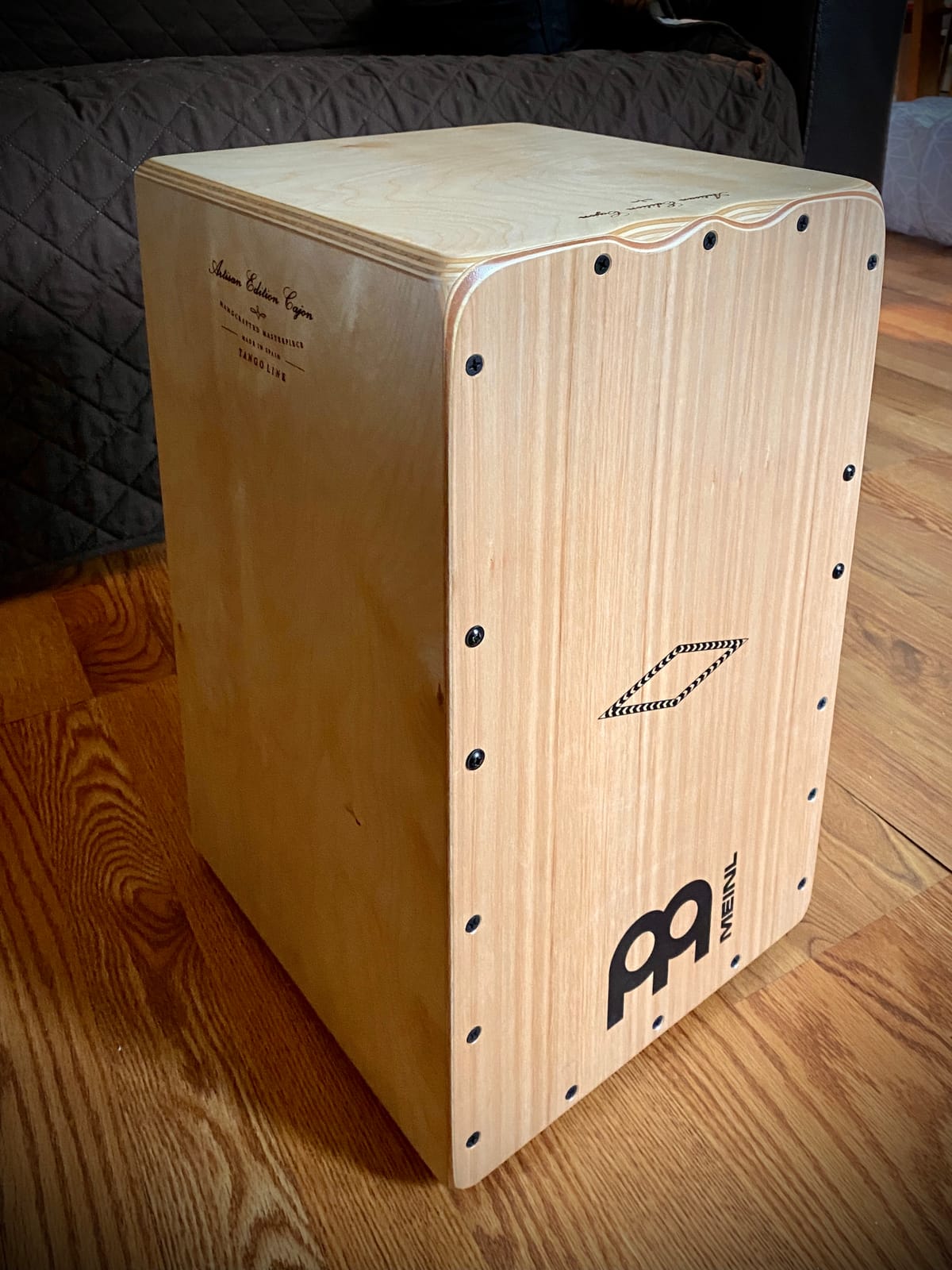 Meinl Artisan String Cajon with Limba Frontplate / Baltic Birch Body - MADE IN SPAIN - Tango Line customer photo 1