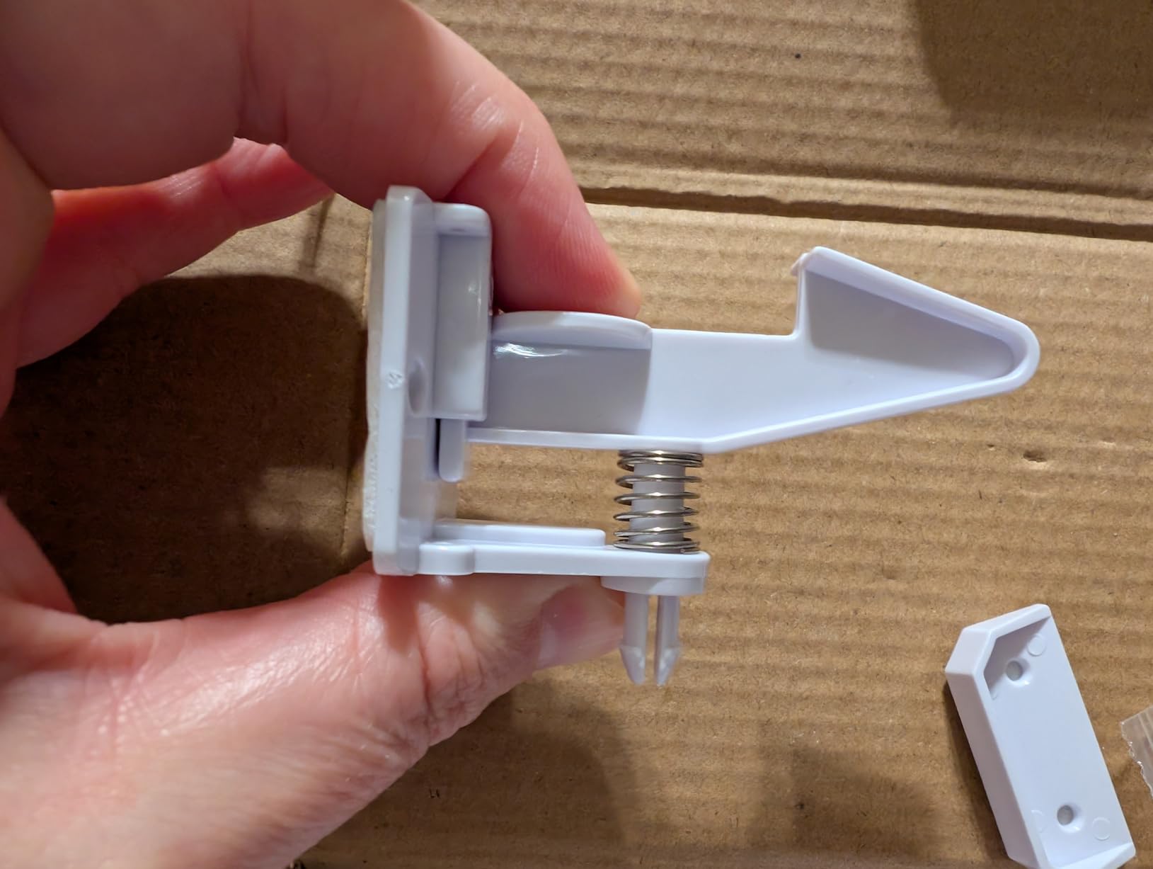 [12-Pack] Invisible Baby Proofing Cabinet Locks - No Drill Child Safety Drawer Latches - Adhesive Childproof Latch for Cabinets, Kitchen & Furniture - Secure Toddler & Infant Safety No Tools Required customer photo 1